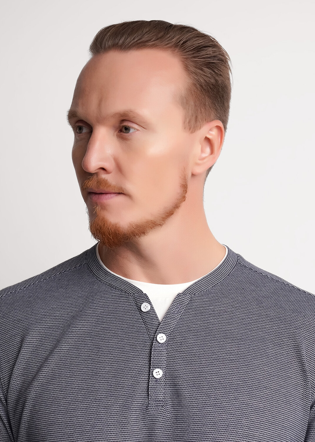 CLEVER Джемпер 592353 562656/04кжн maxi(макси) т.синий/белый