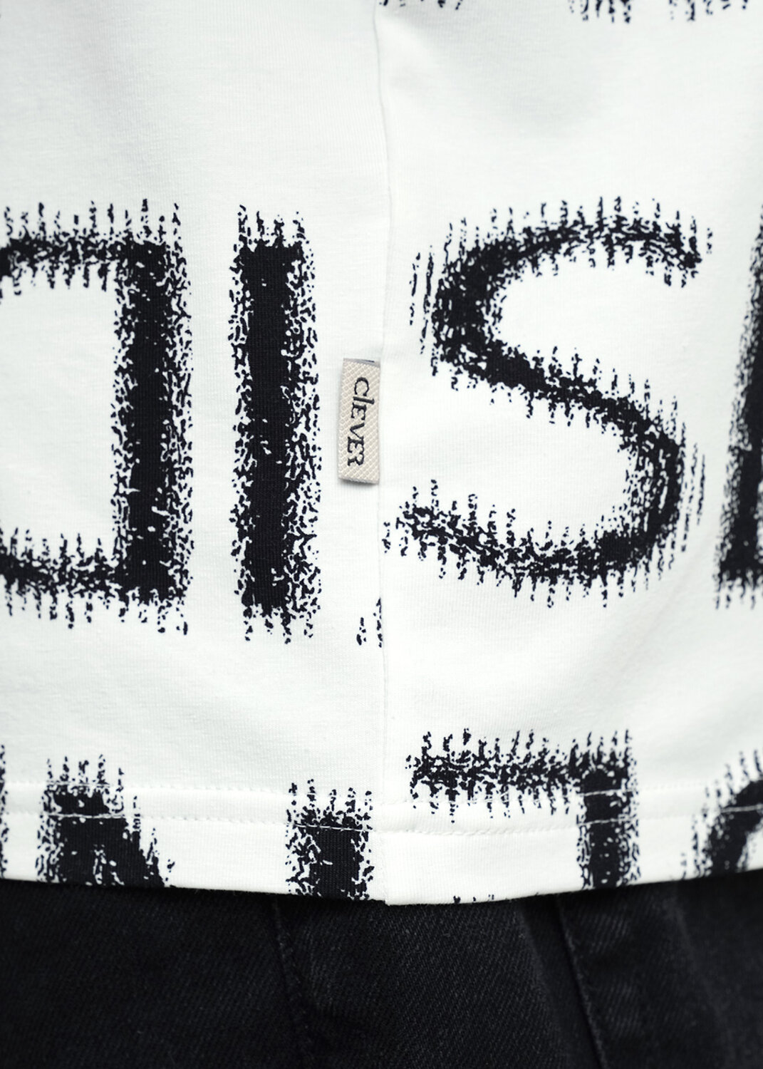 CLEVER Футболка 592361 562404/05гн maxi(макси) белый/чёрный