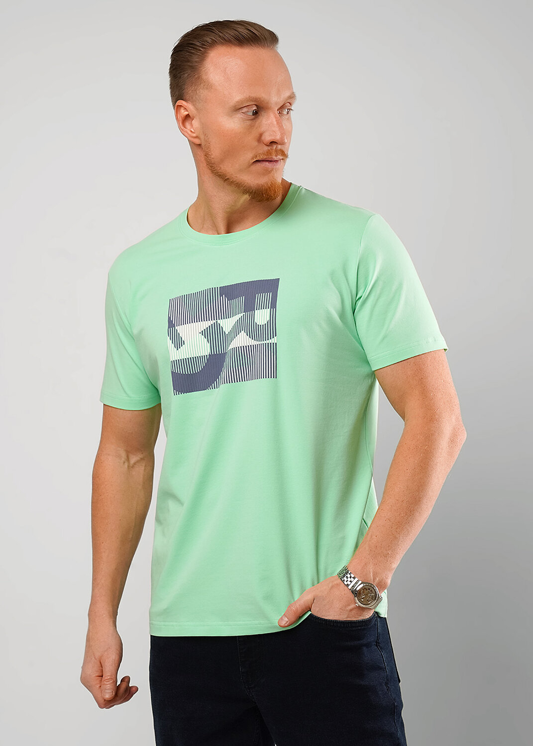 CLEVER Футболка 592370 561978/12г maxi(макси)_п св.зелёный