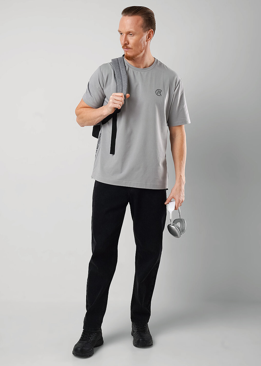 CLEVER Футболка 592371 562509/12г maxi(макси)_п св.серый