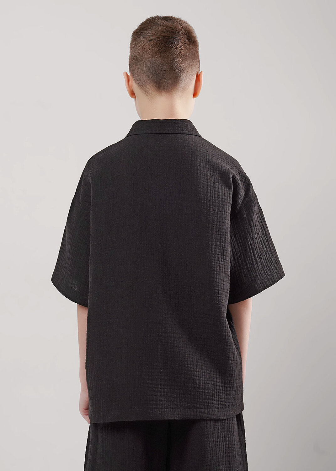 CLEVER Сорочка 592406 863311/16муж чёрный