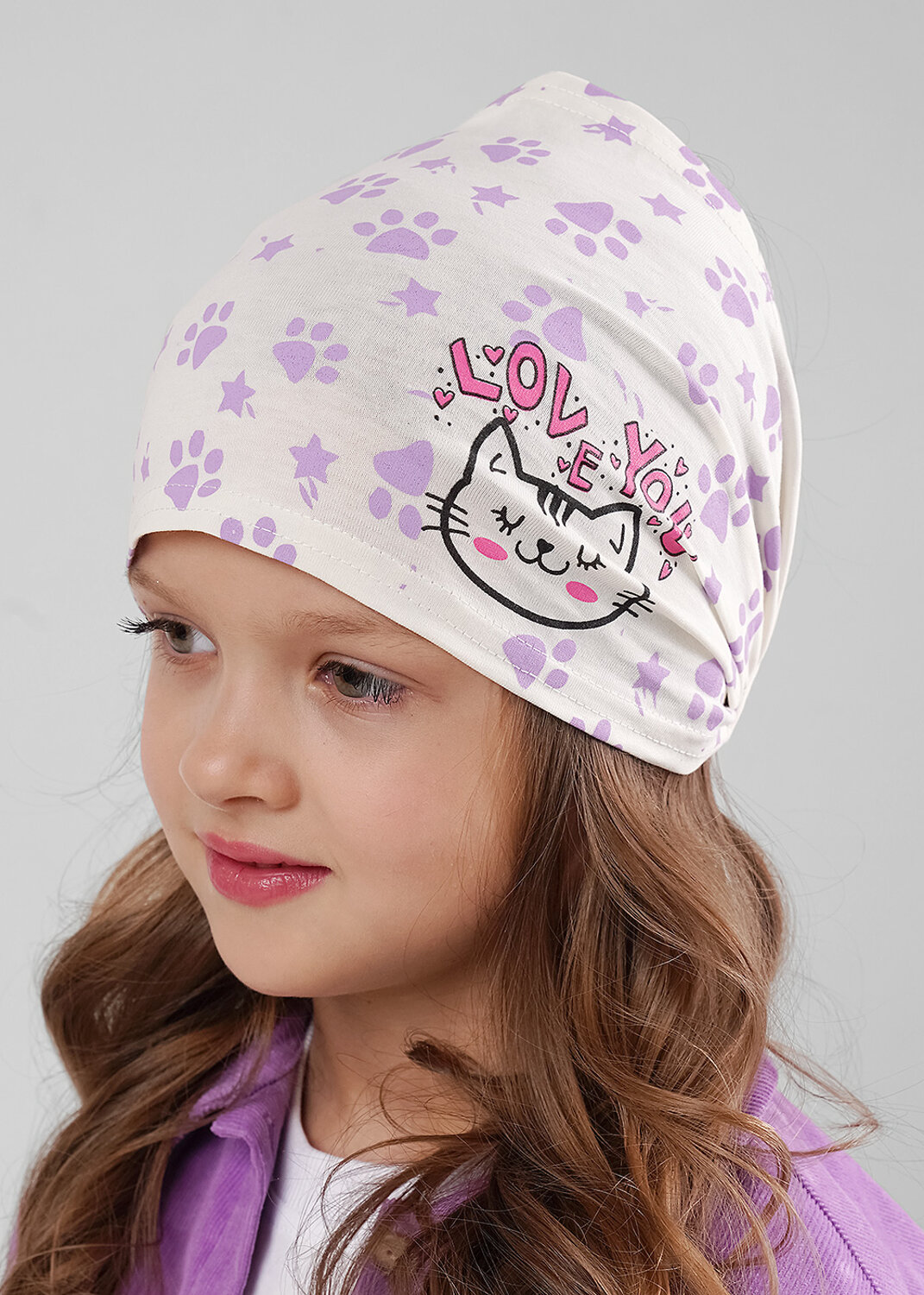 CLEVER Повязка на голову 592413 566035кп молочный