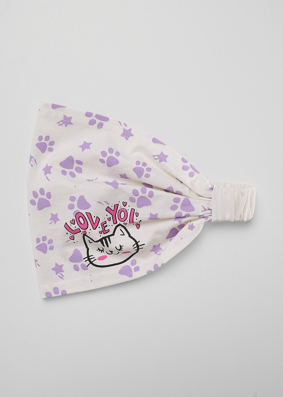 CLEVER Повязка на голову 592413 566035кп молочный