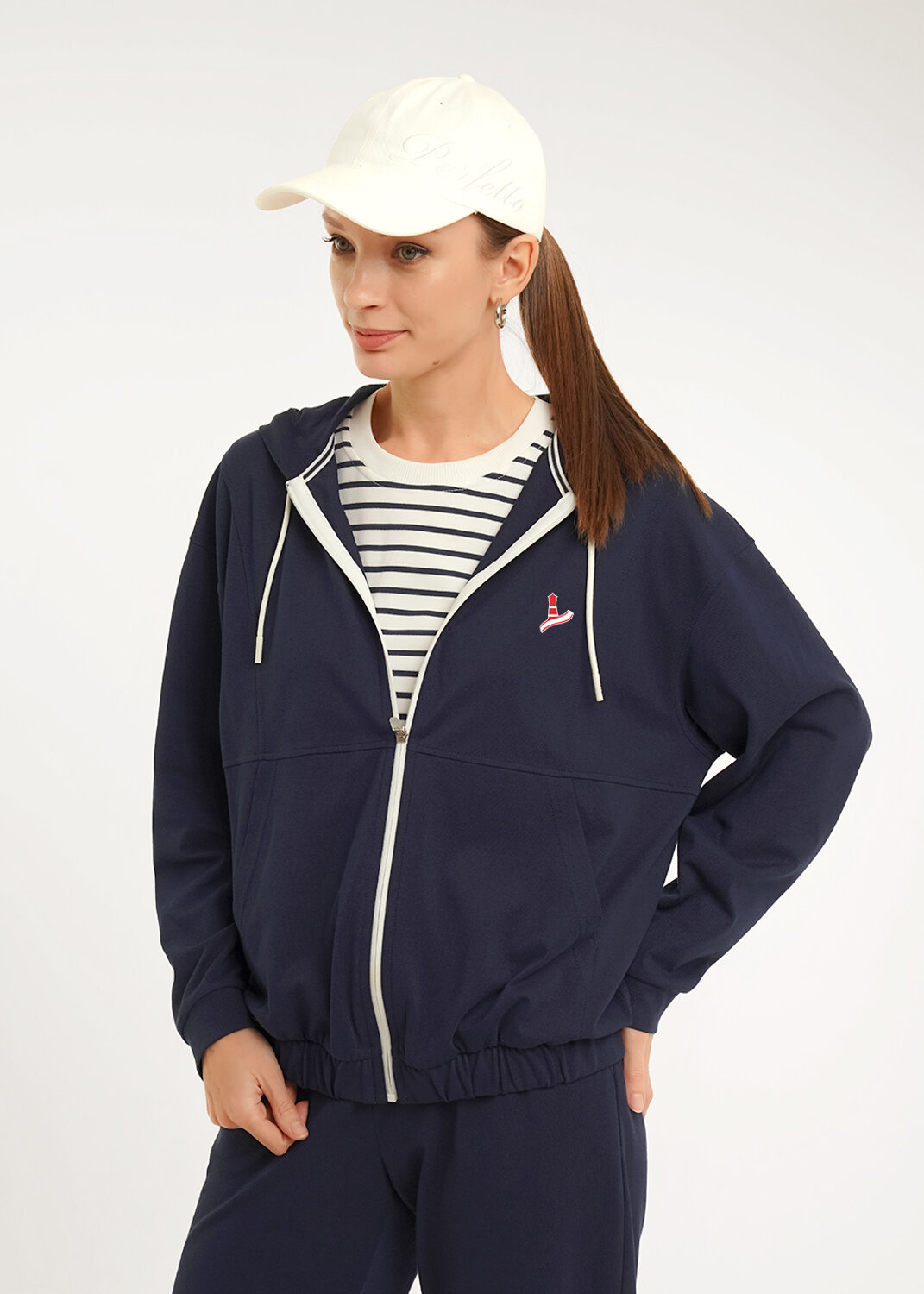 CLEVER Куртка 592431 LJ26-1234 т.синий