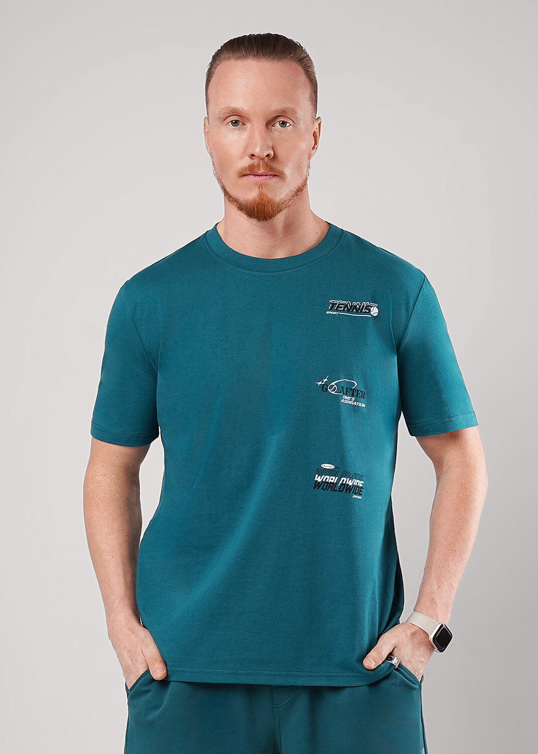 CLEVER Футболка 592437 562650/19кд_п2 т.зелёный