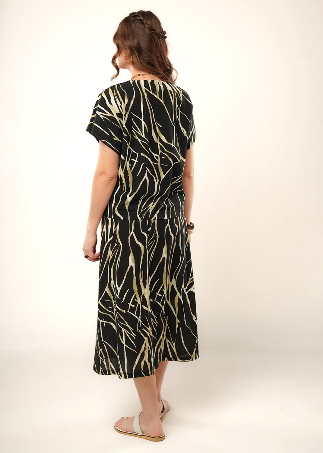 CLEVER Блузка 592439 267222/208ззн т.коричневый/св.бежевый