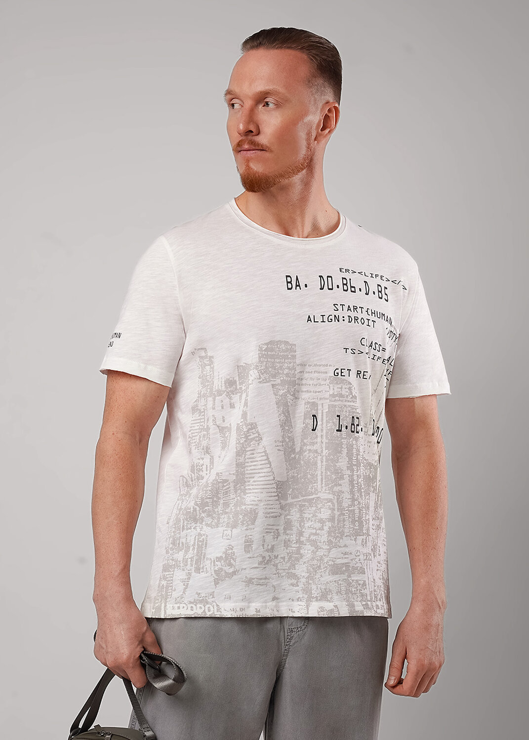 CLEVER Футболка 592449 562382/17о maxi(макси)_п молочный