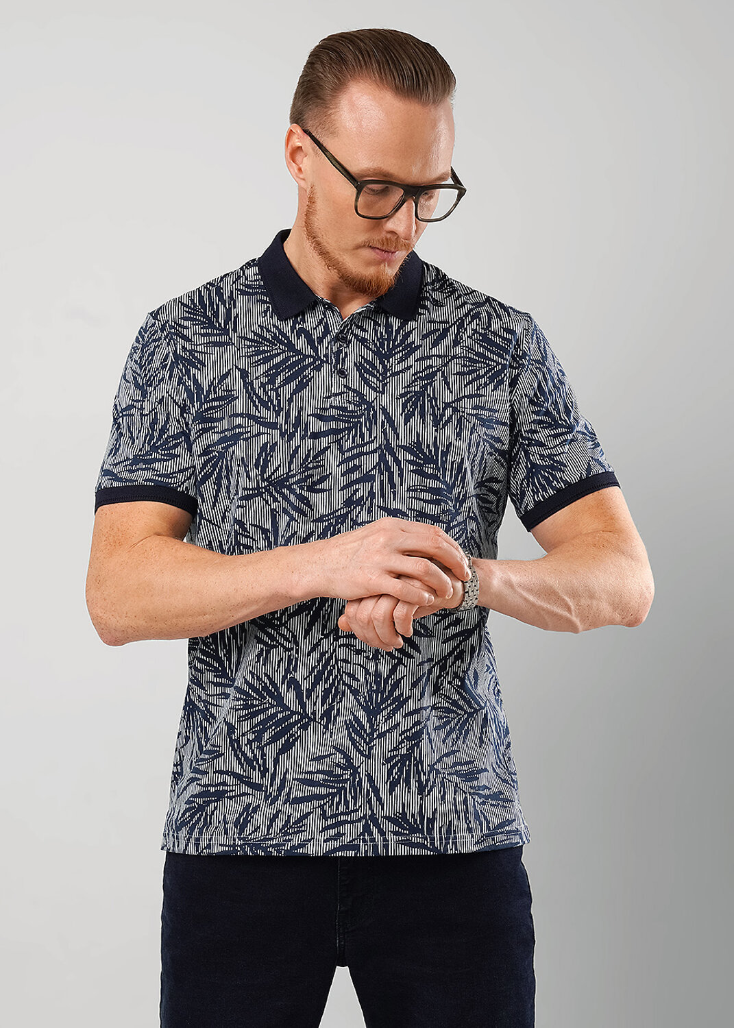 CLEVER Джемпер 592459 562378/20кдн maxi(макси) т.синий/белый