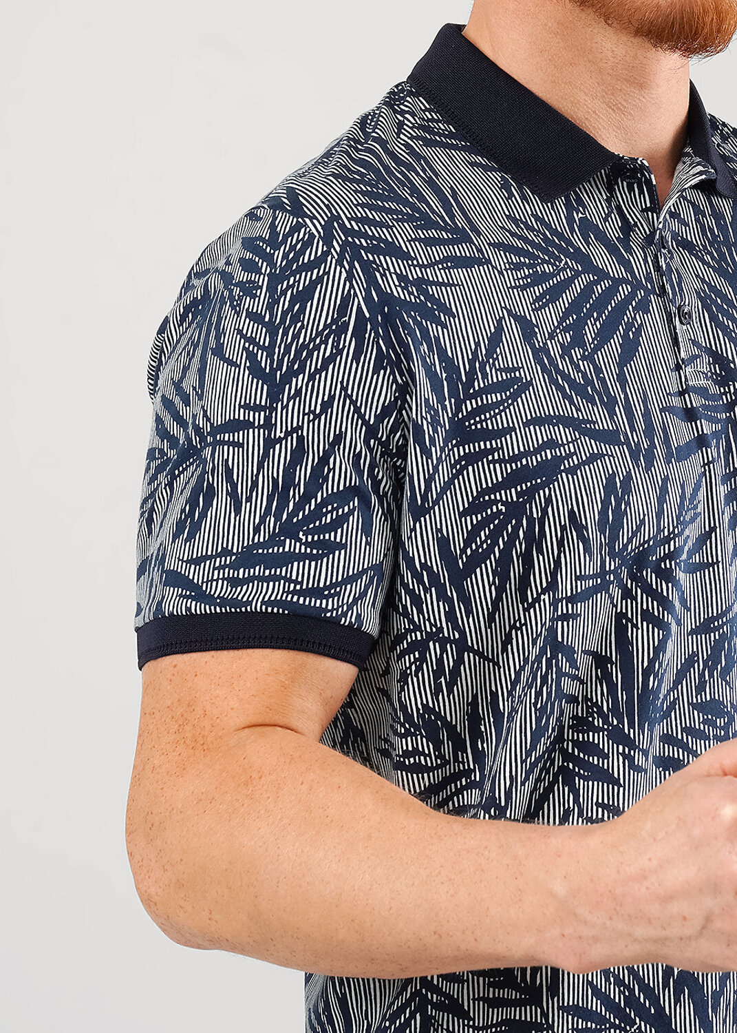 CLEVER Джемпер 592459 562378/20кдн maxi(макси) т.синий/белый