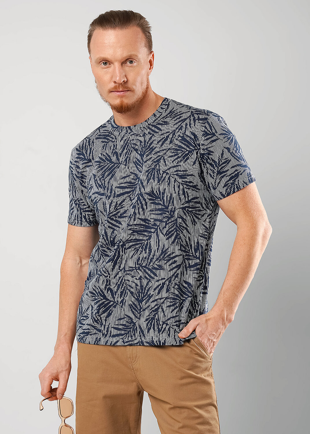 CLEVER Футболка 592462 562364/20кдн maxi(макси) т.синий/белый