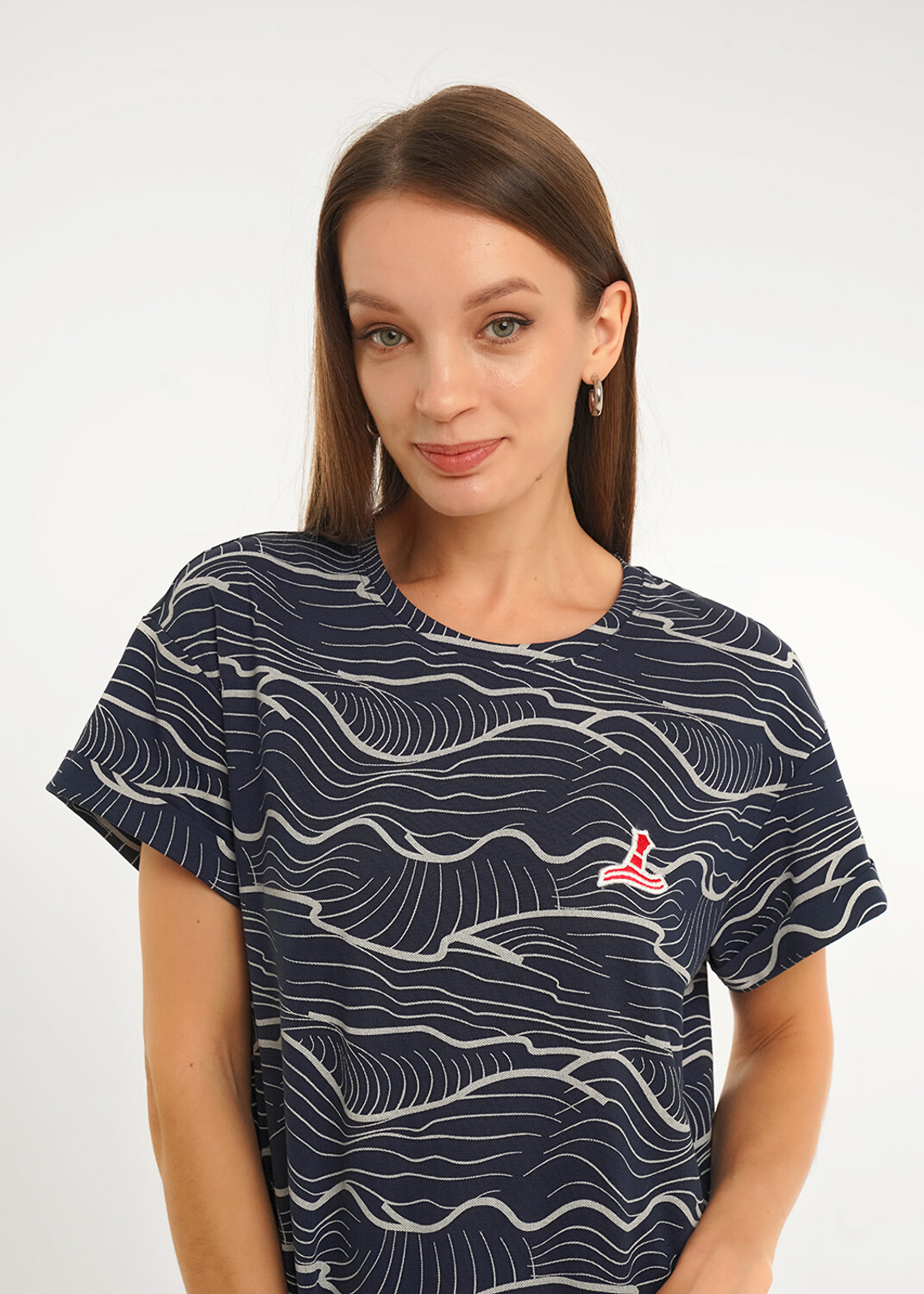 CLEVER Платье 592463 LDR26-1234/4 т.синий/молочный