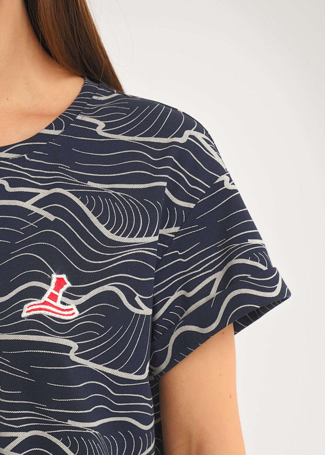 CLEVER Платье 592463 LDR26-1234/4 т.синий/молочный