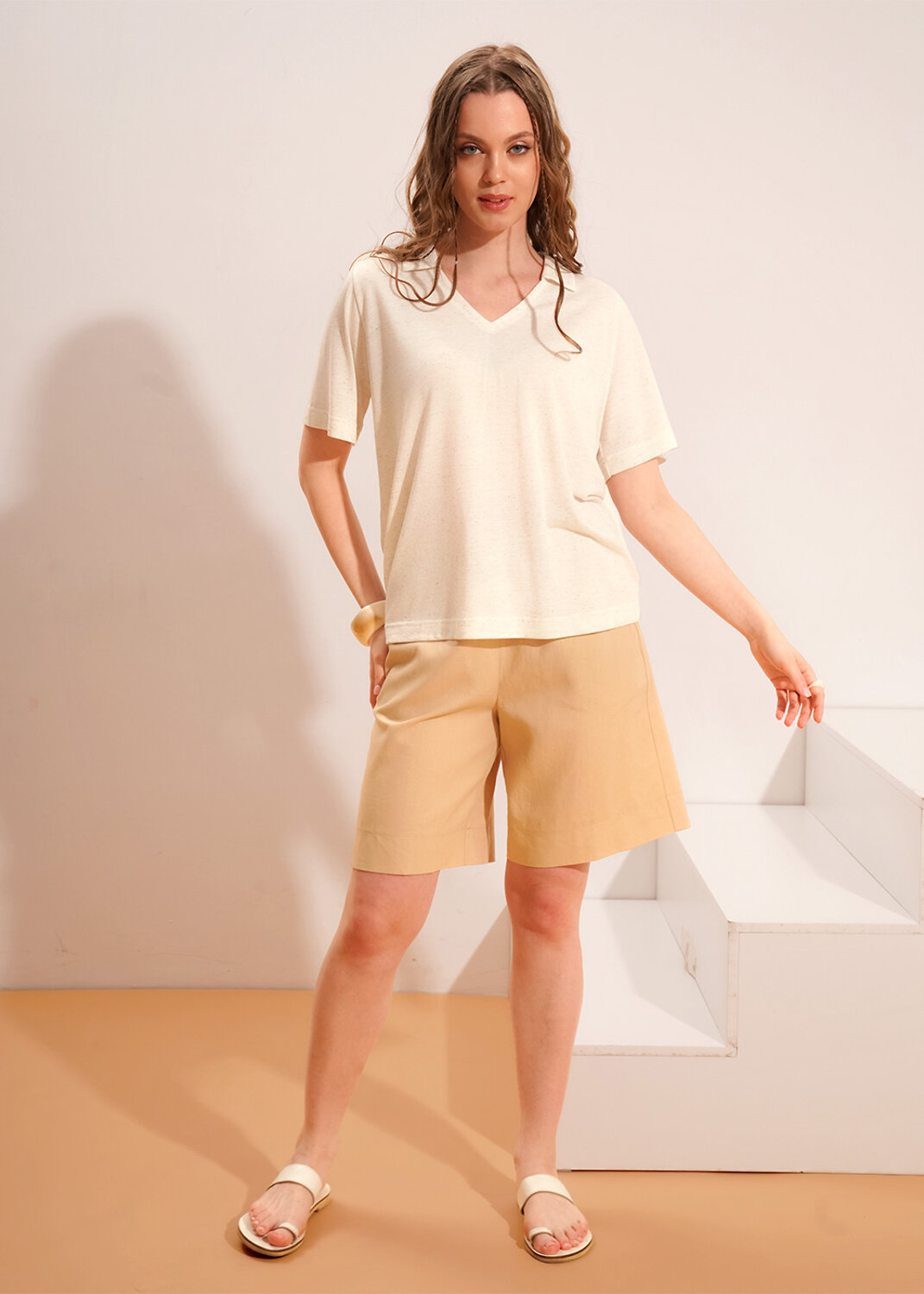 CLEVER Джемпер 592467 267205/206кд молочный