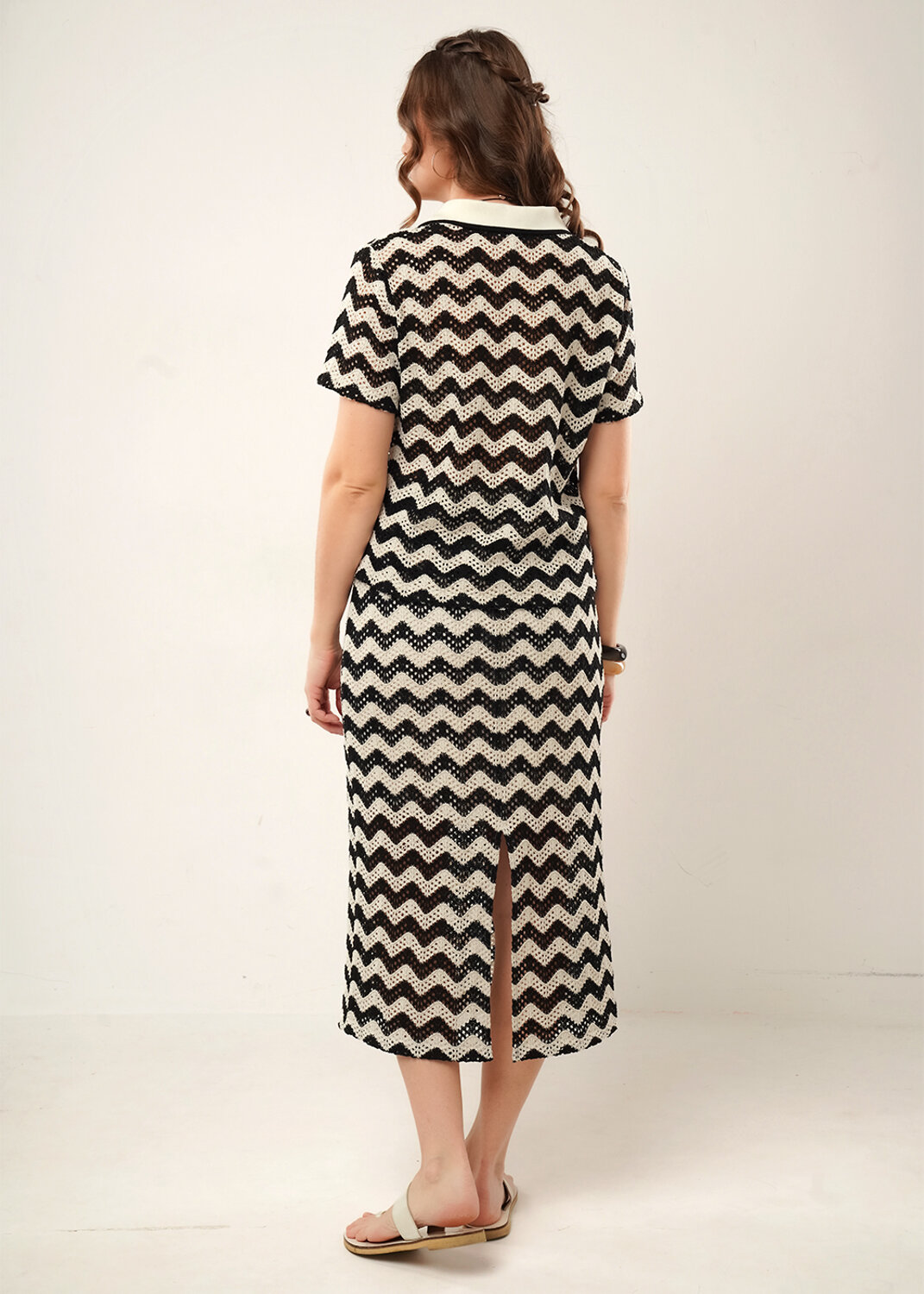 CLEVER Джемпер 592472 267231/208ж т.коричневый/св.бежевый