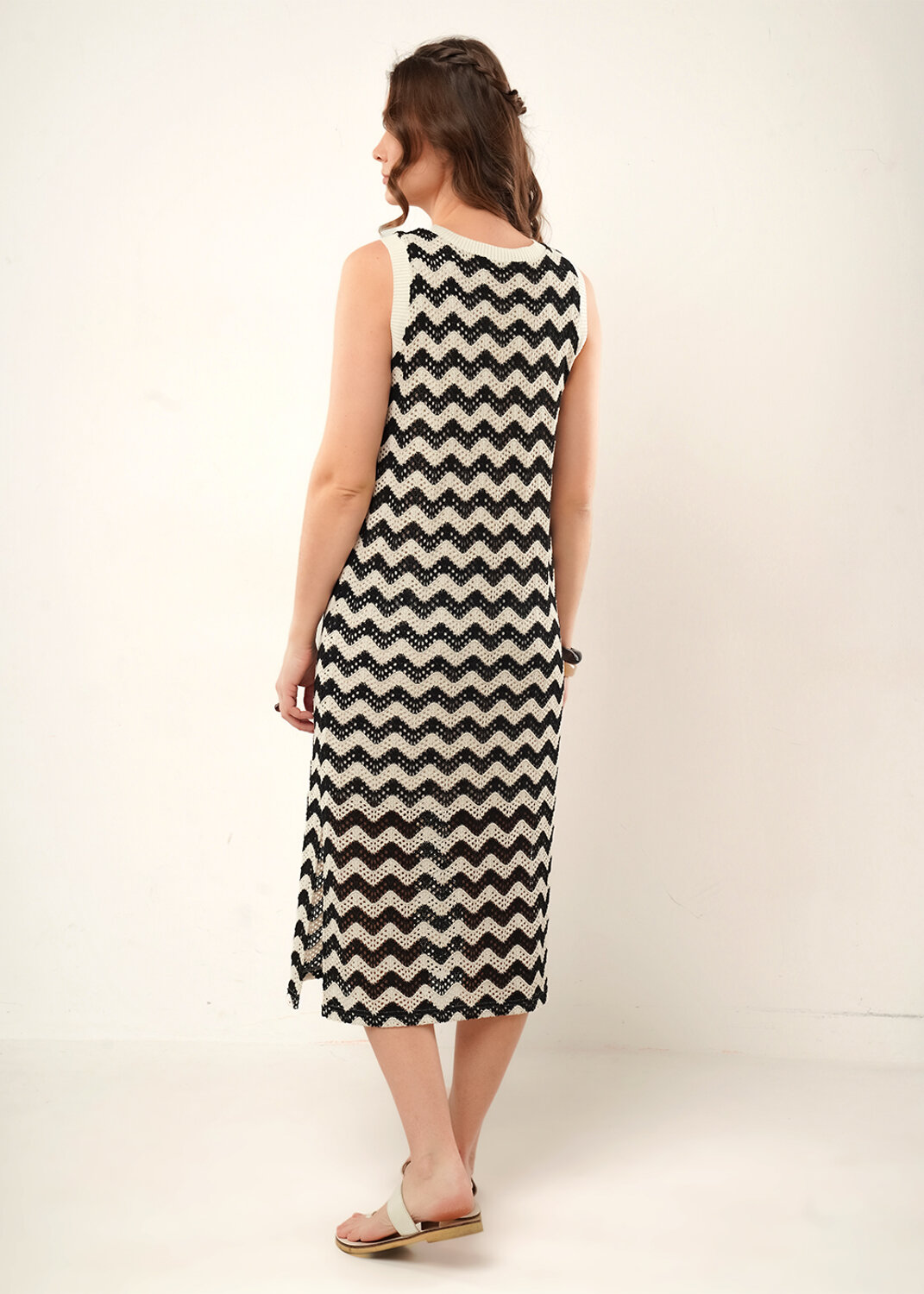 CLEVER Платье 592473 267235/208ж т.коричневый/св.бежевый