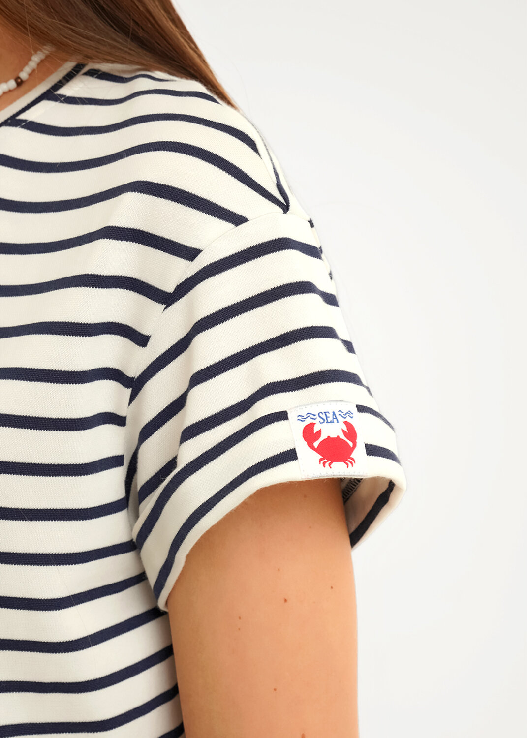 CLEVER Платье 592486 LDR26-1234/2 молочный/т.синий