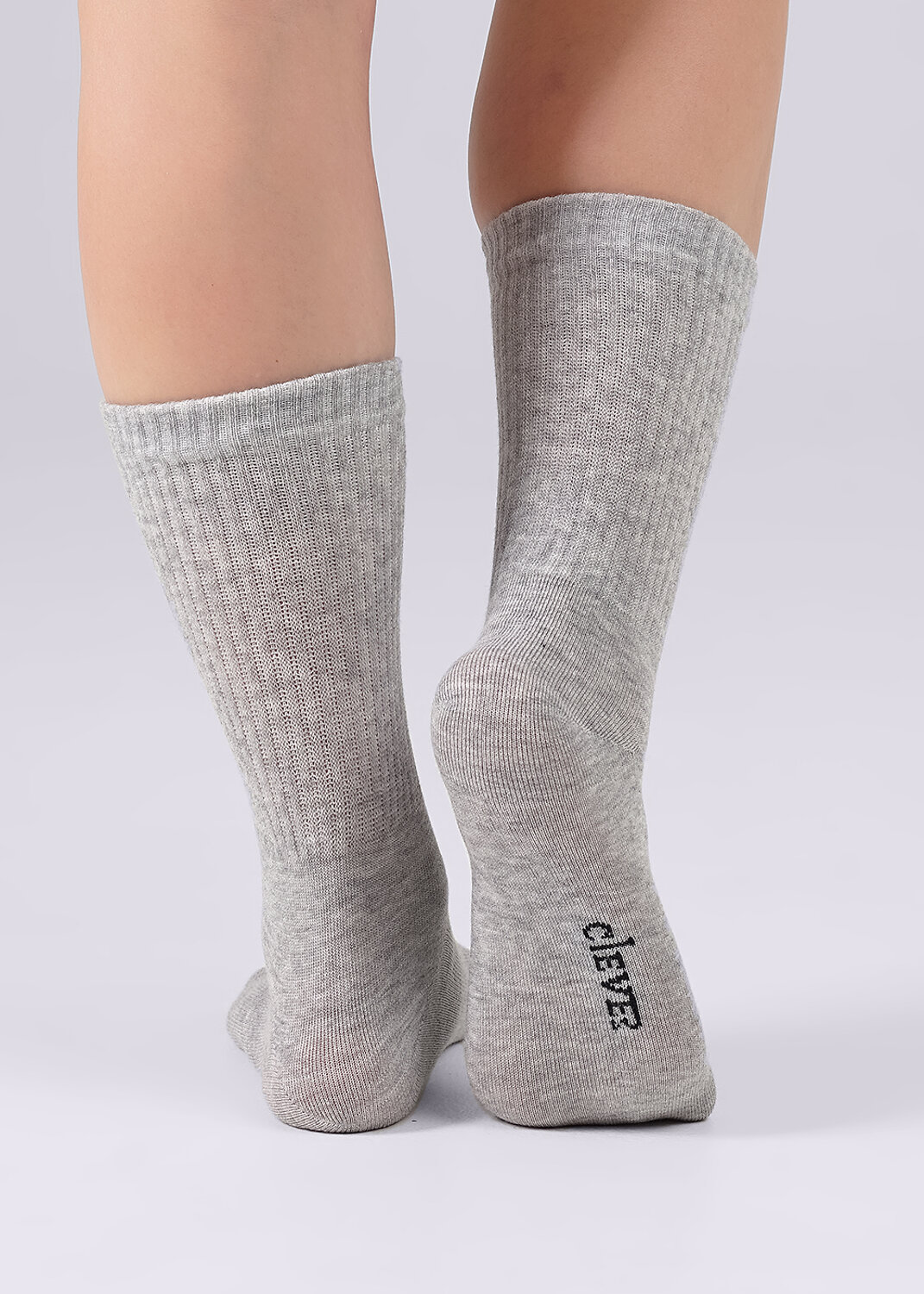CLEVER Носки 592489 S240 меланж серый