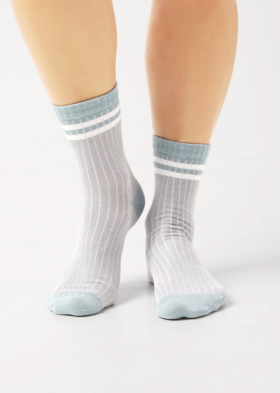 CLEVER Носки 592518 Д5546 св.серый