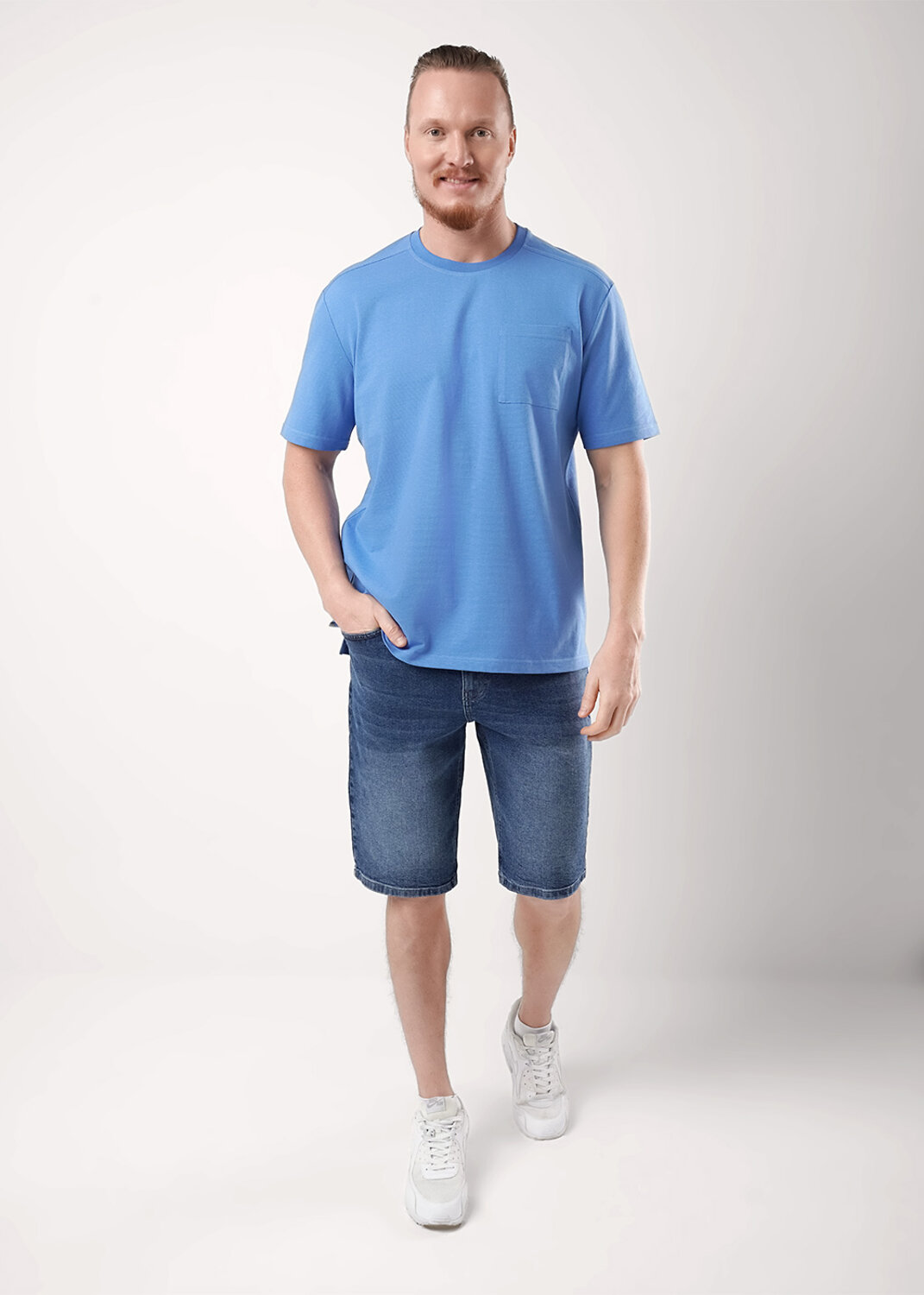 CLEVER Футболка 592521 552564/31шаф maxi(макси) т.голубой