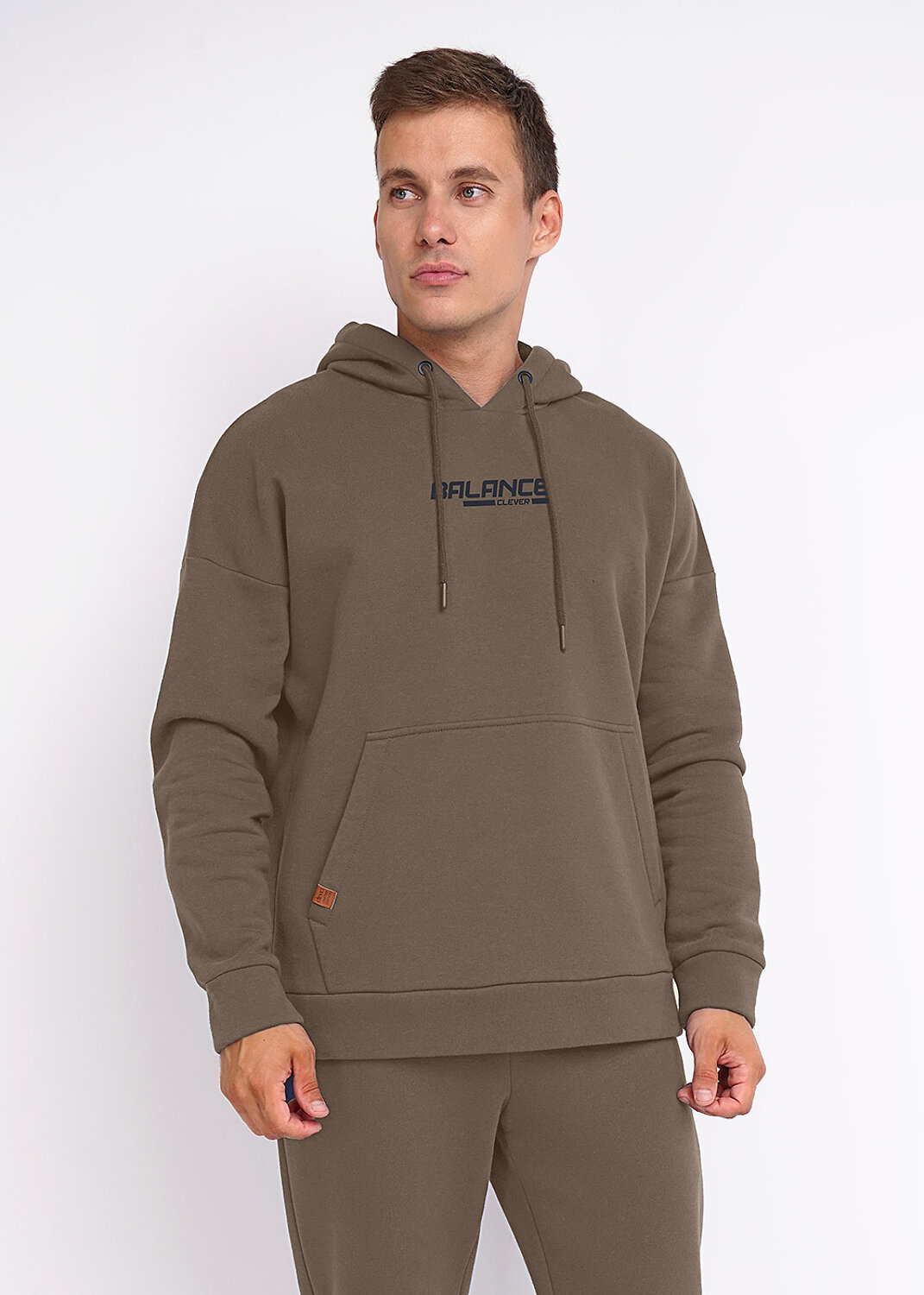 CLEVER Джемпер 592554 411929/47фф maxi(макси)_п св.коричневый