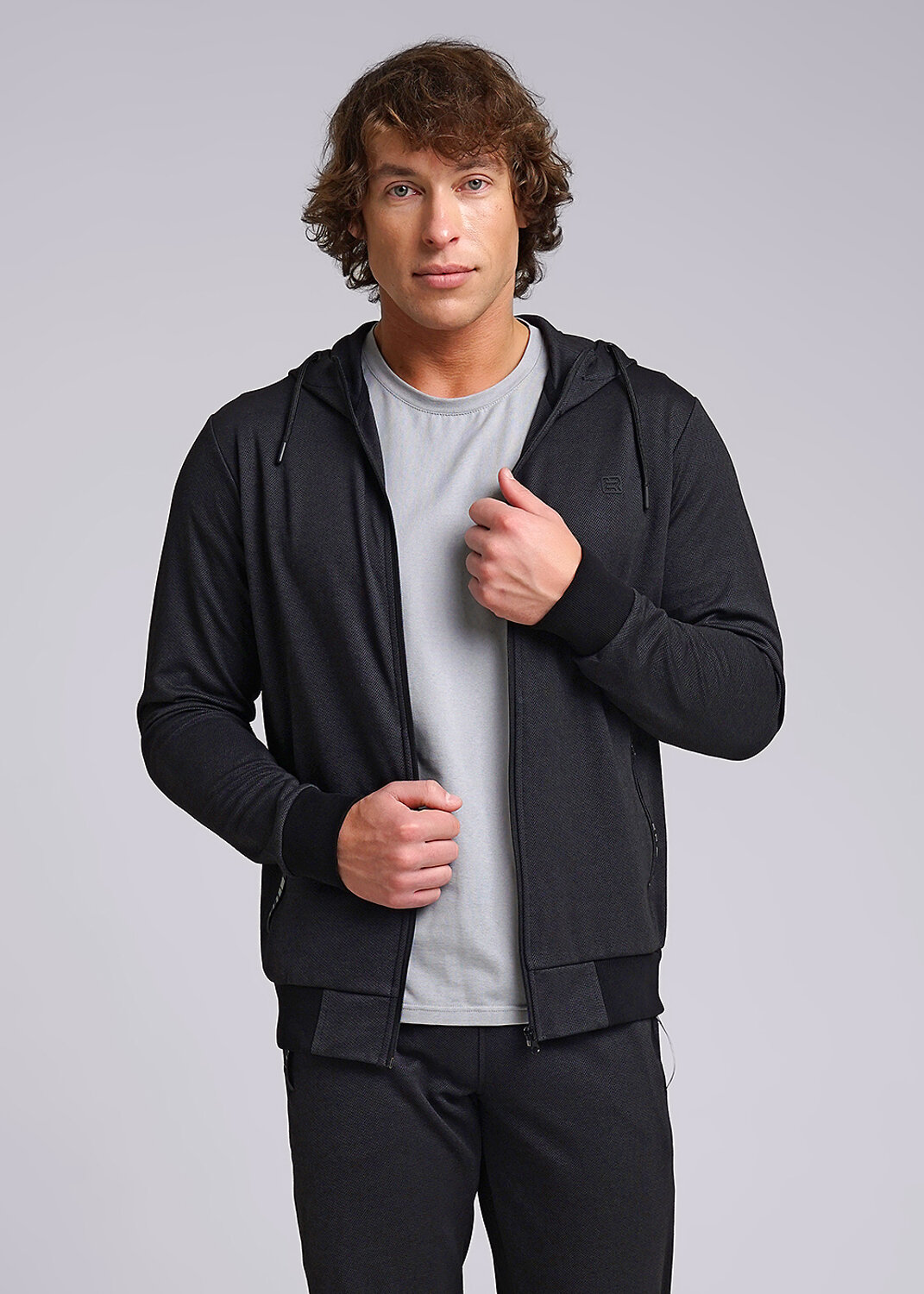 CLEVER Куртка 592565 632108зэ maxi(макси) чёрный/т.серый