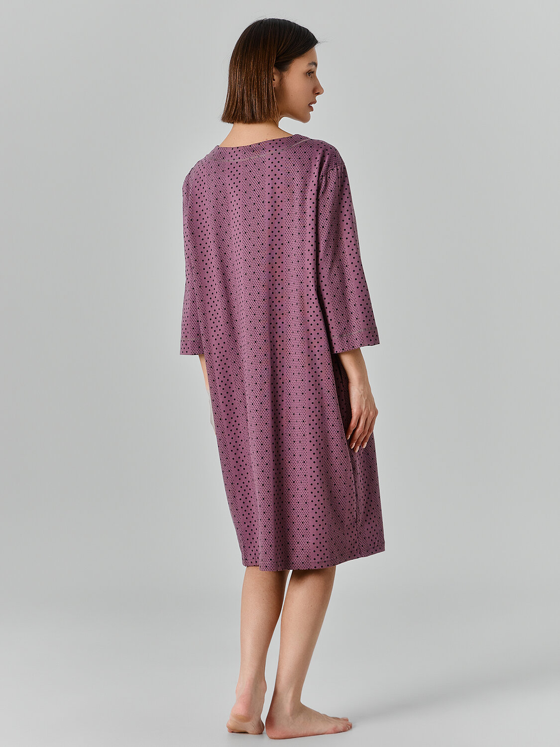 MARK FORMELLE Халат 592635 552266-1 черный горошек на крокусе