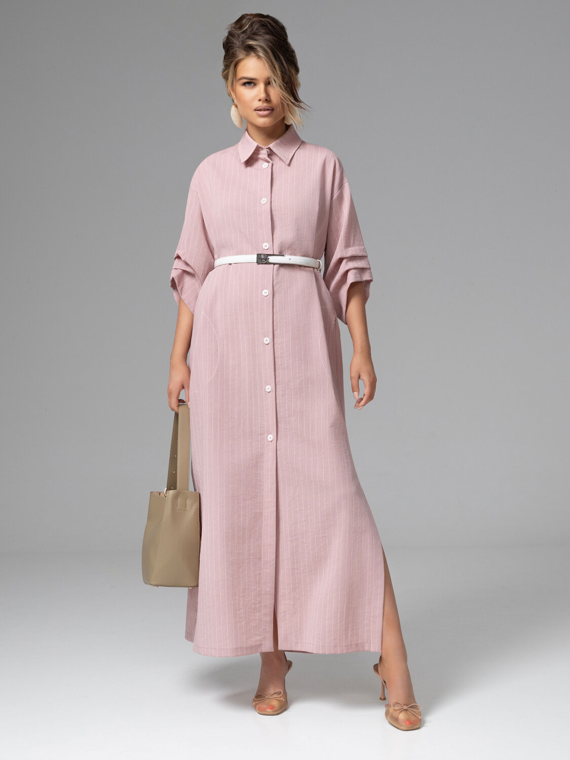 CHARUTTI Платье-рубашка 592681 12740 Розовый