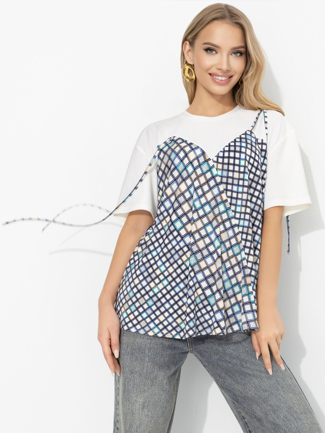 CHARUTTI Блуза 592688 12871 Синий