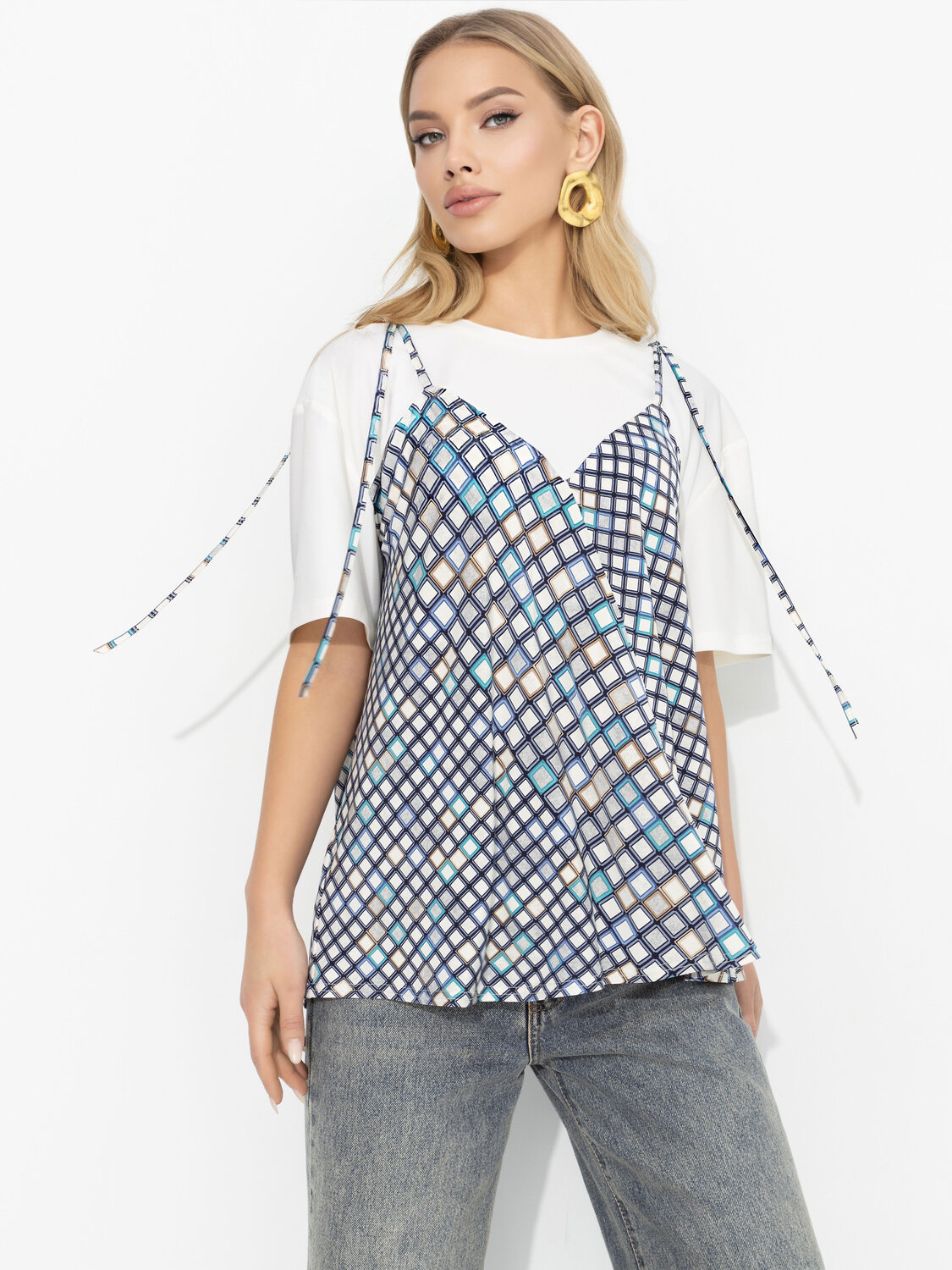 CHARUTTI Блуза 592688 12871 Синий