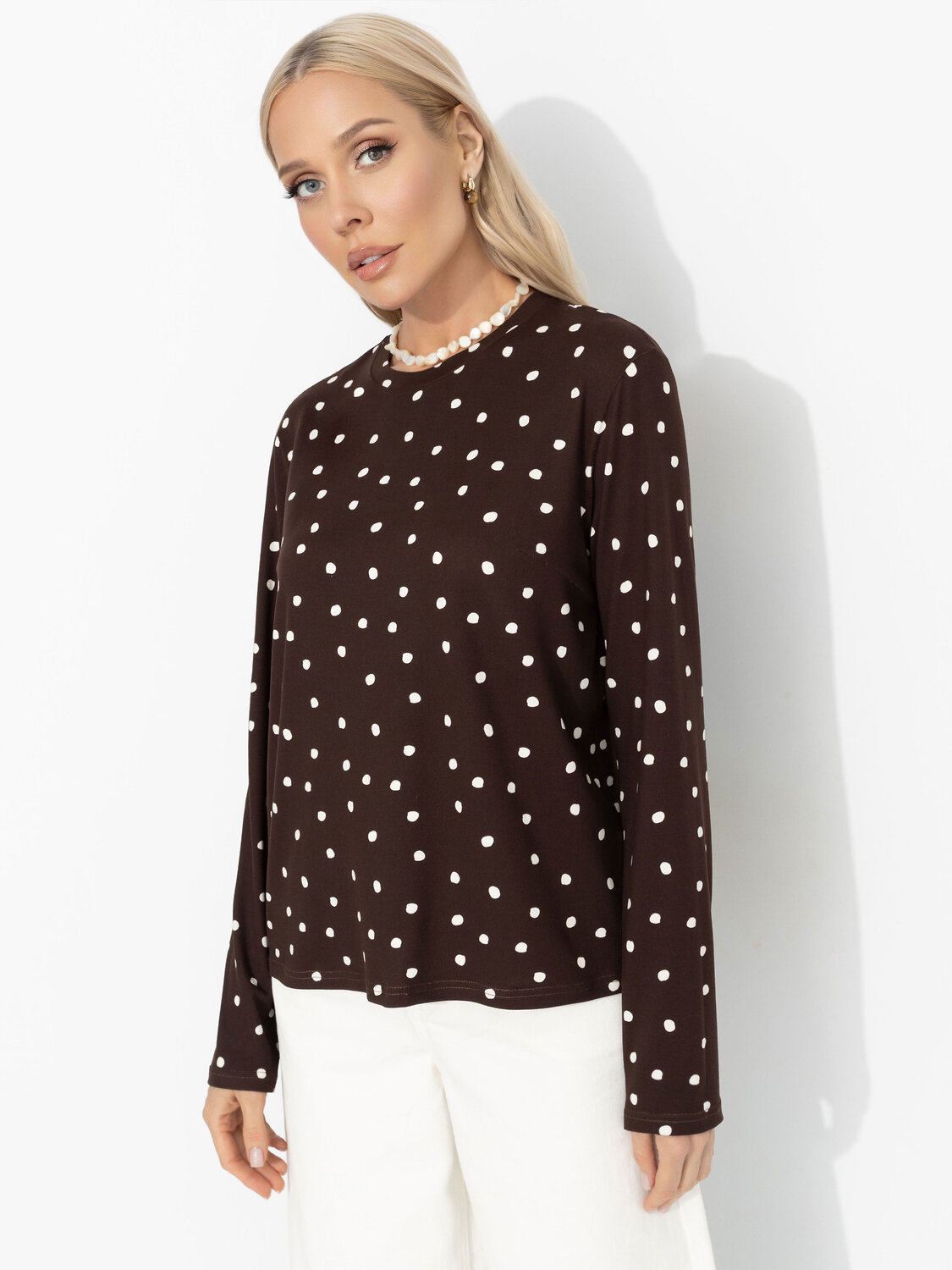 CHARUTTI Лонгслив 592696 12881 Коричневый