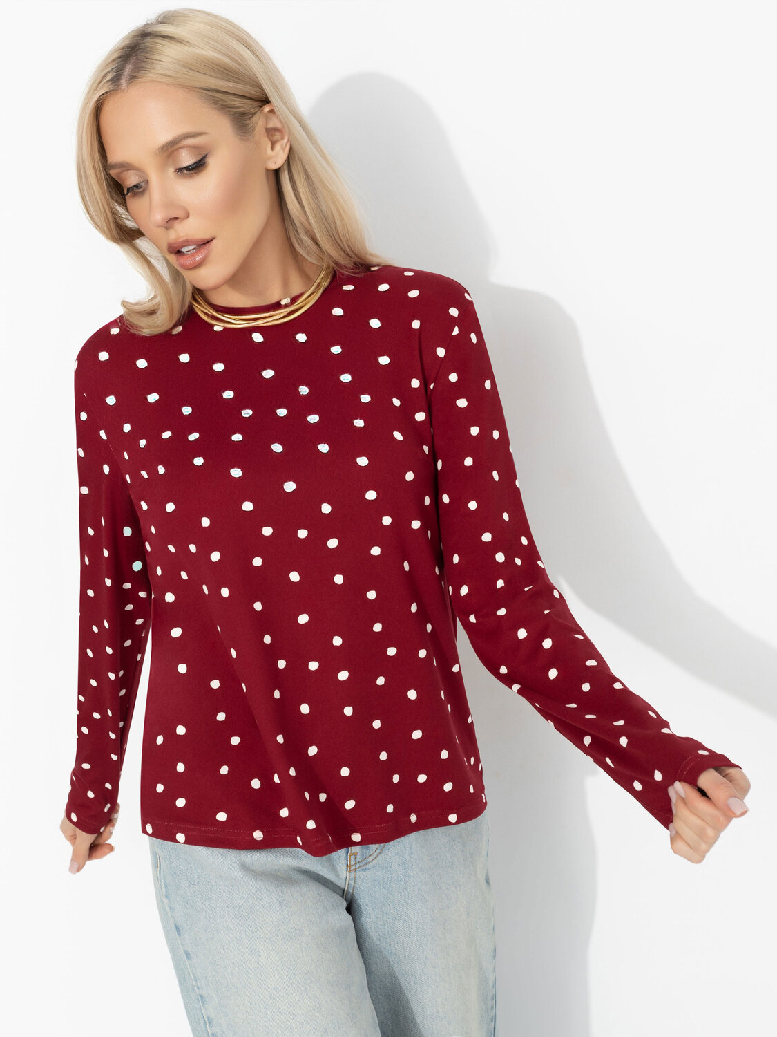 CHARUTTI Лонгслив 592697 12882 Бордовый