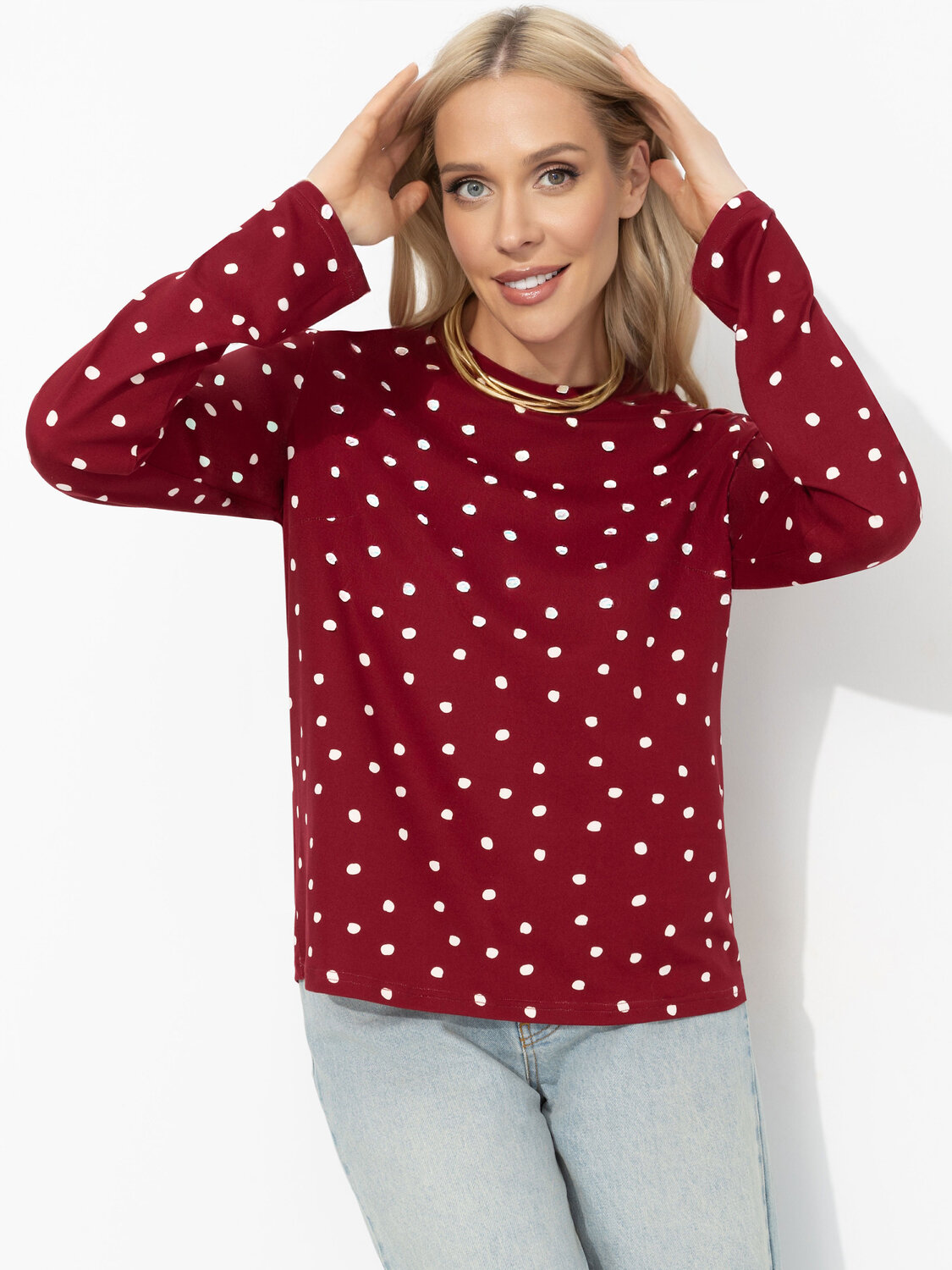 CHARUTTI Лонгслив 592697 12882 Бордовый