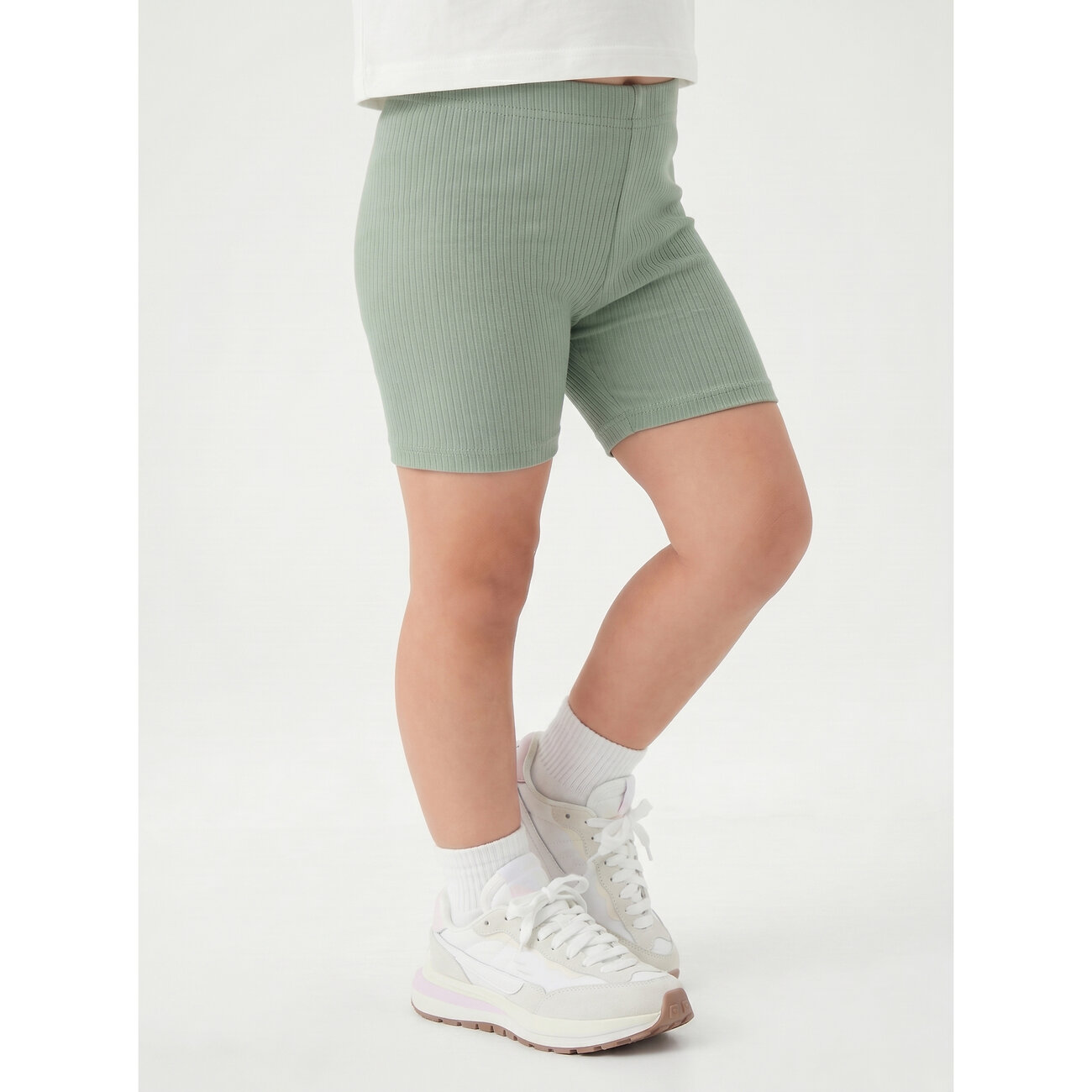 YOULALA Шорты 592722 2014700104 серо-зеленый