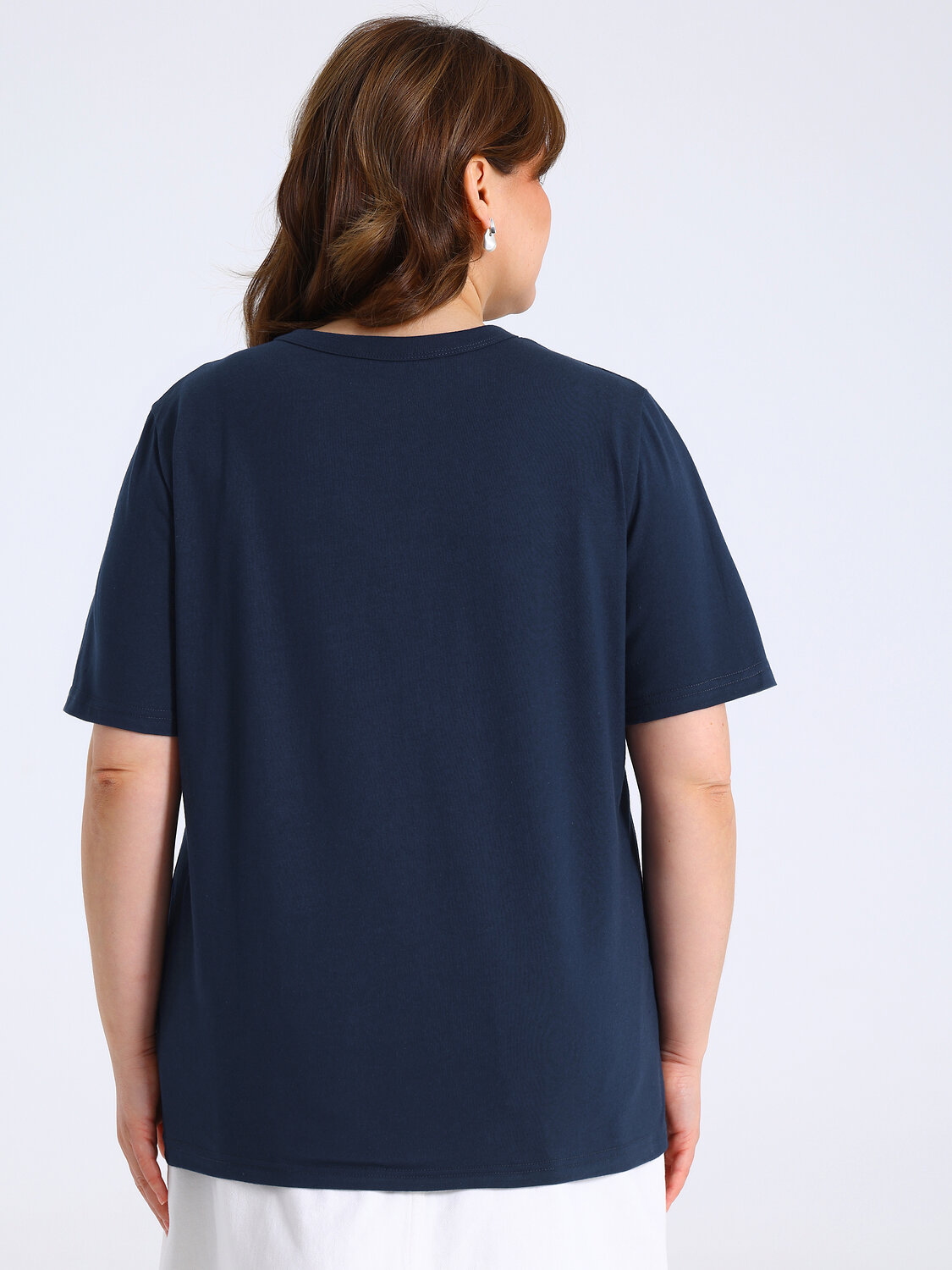 Апрель Футболка 592741 1ЖДФК3298001 темно-синий