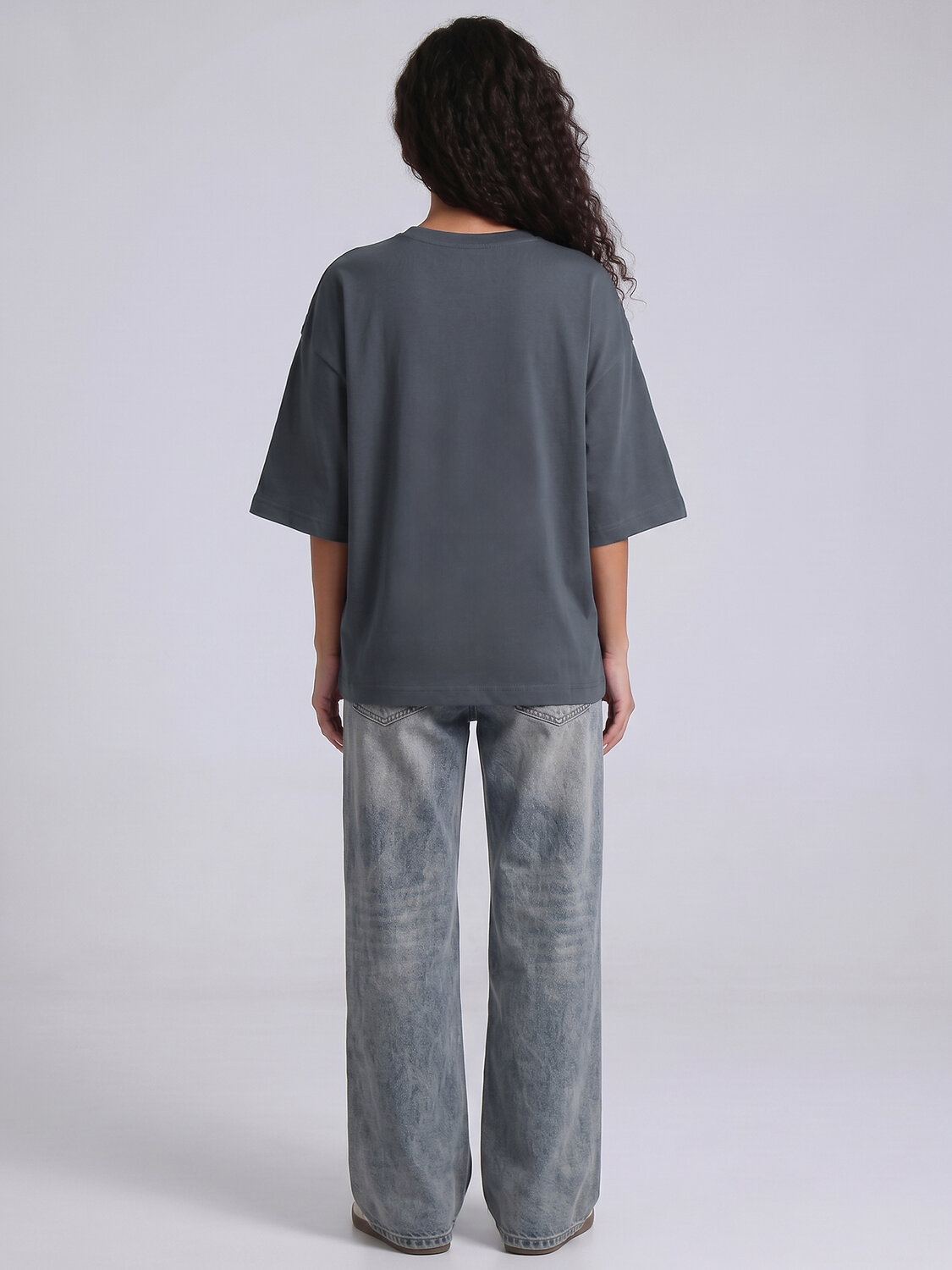 Апрель Футболка 592742 1ЖДФК5039804 темно-серый