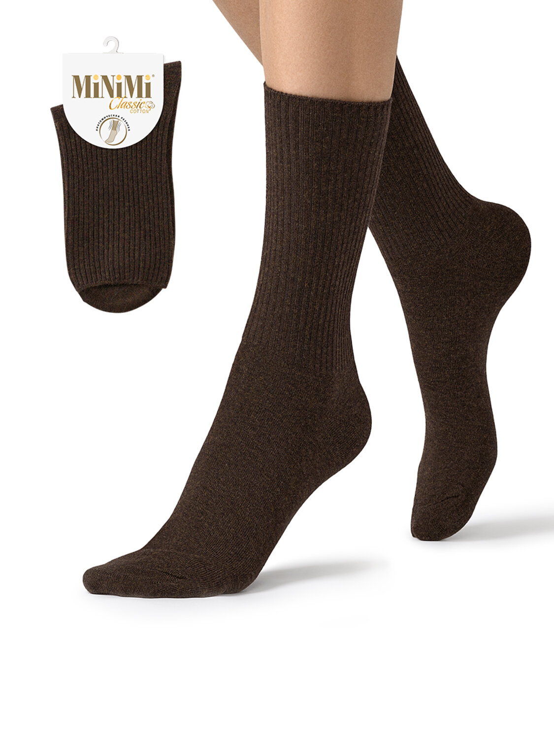 Minimi Носки 592753 MINI COTONE 1203-1 Moka (Коричневый)