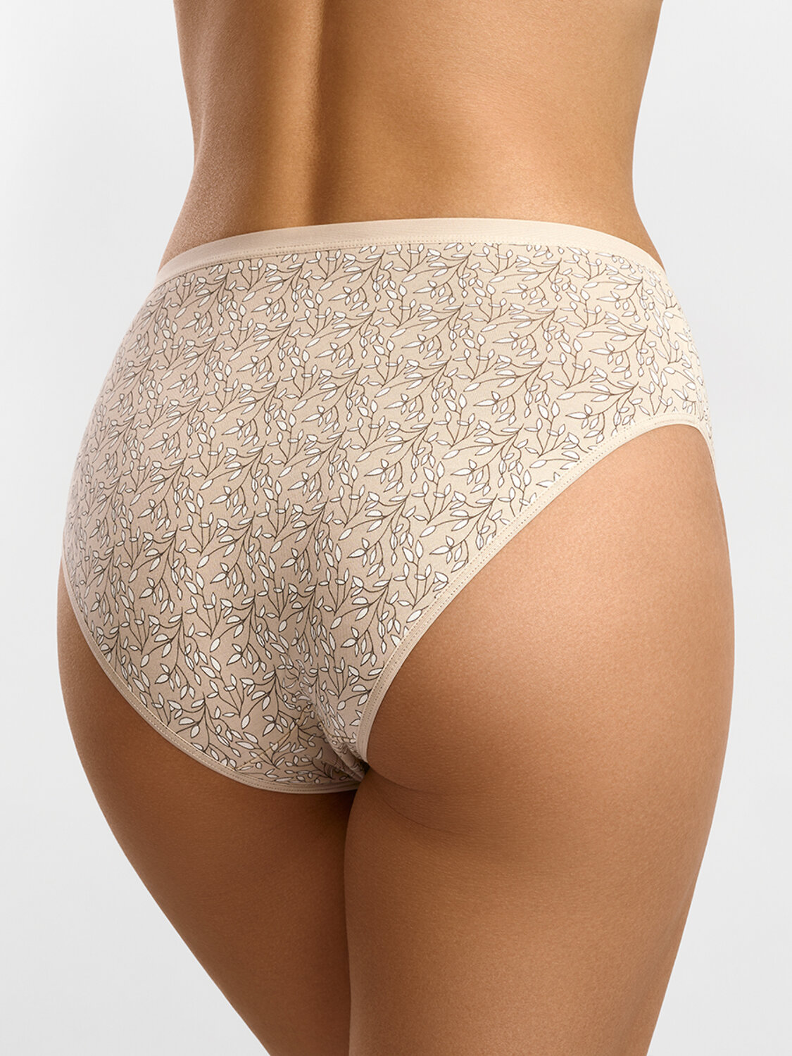 Minimi Трусы 592785 Mi 2222-26 Print Трусы Slip Midi (мультипак 3 шт.), CO Cappuccino/Caramello/Pistacchio (Мультиколор)