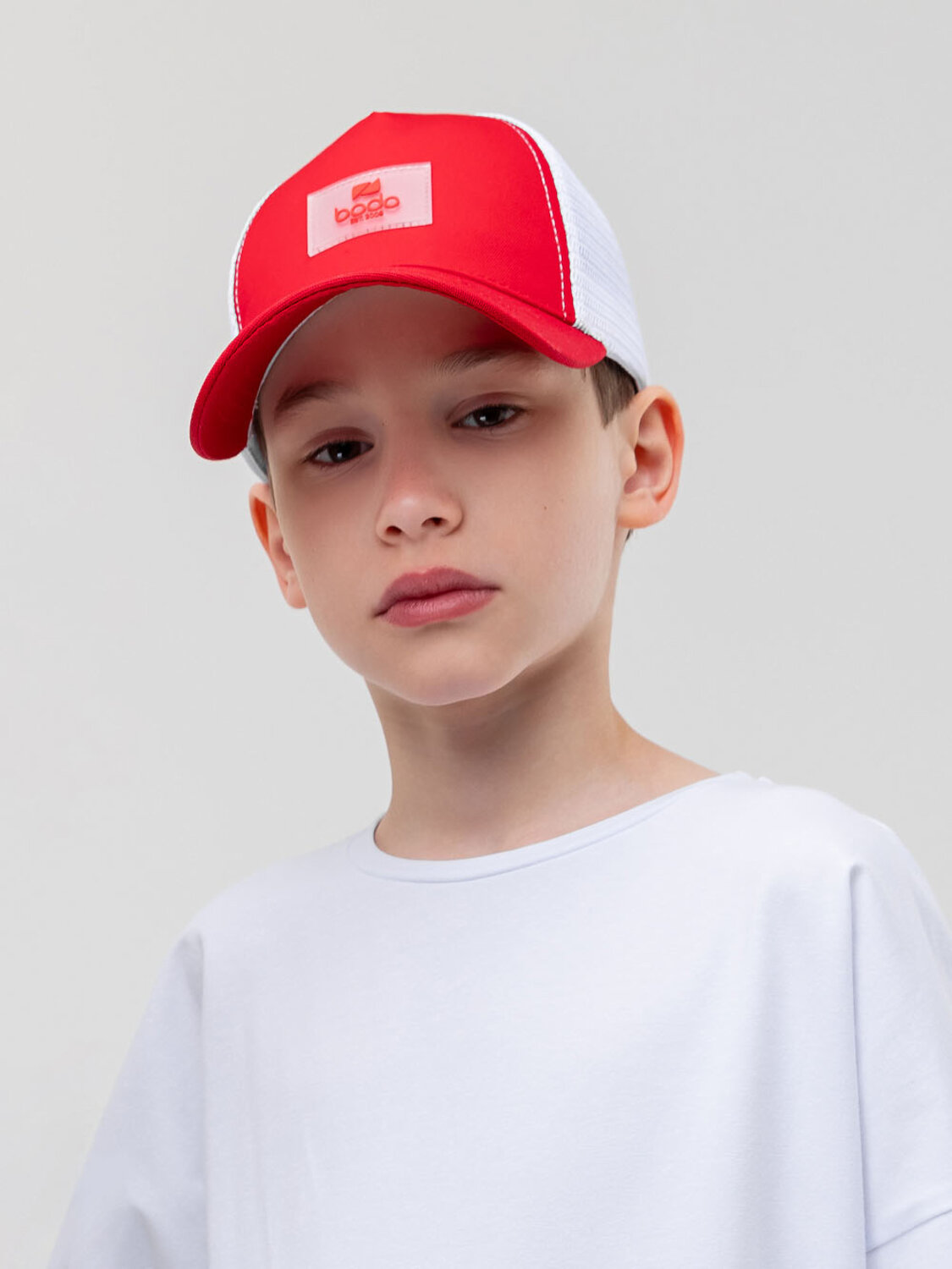 Bodo Кепка 592795 45-5MU красный (белый)