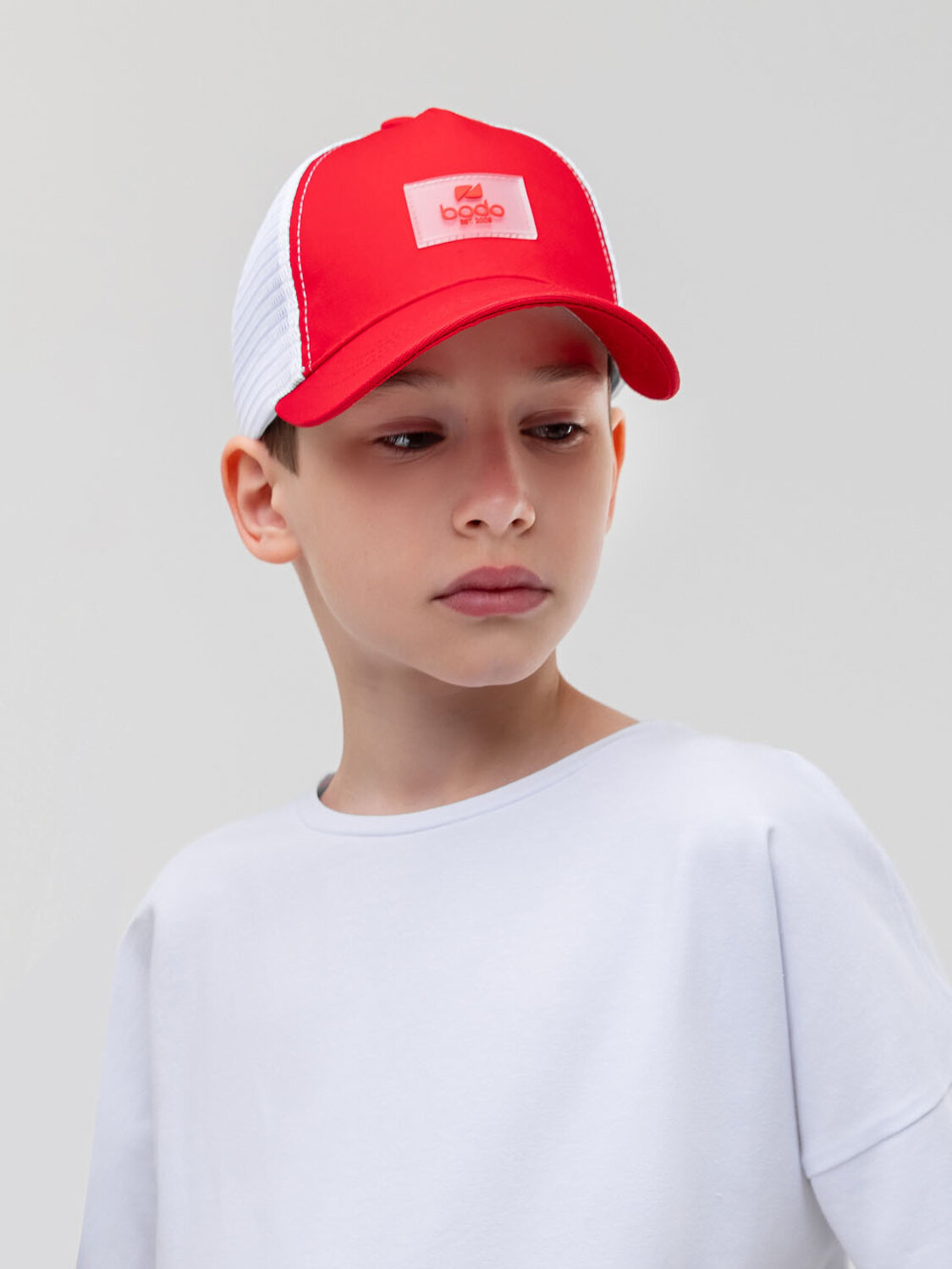 Bodo Кепка 592795 45-5MU красный (белый)