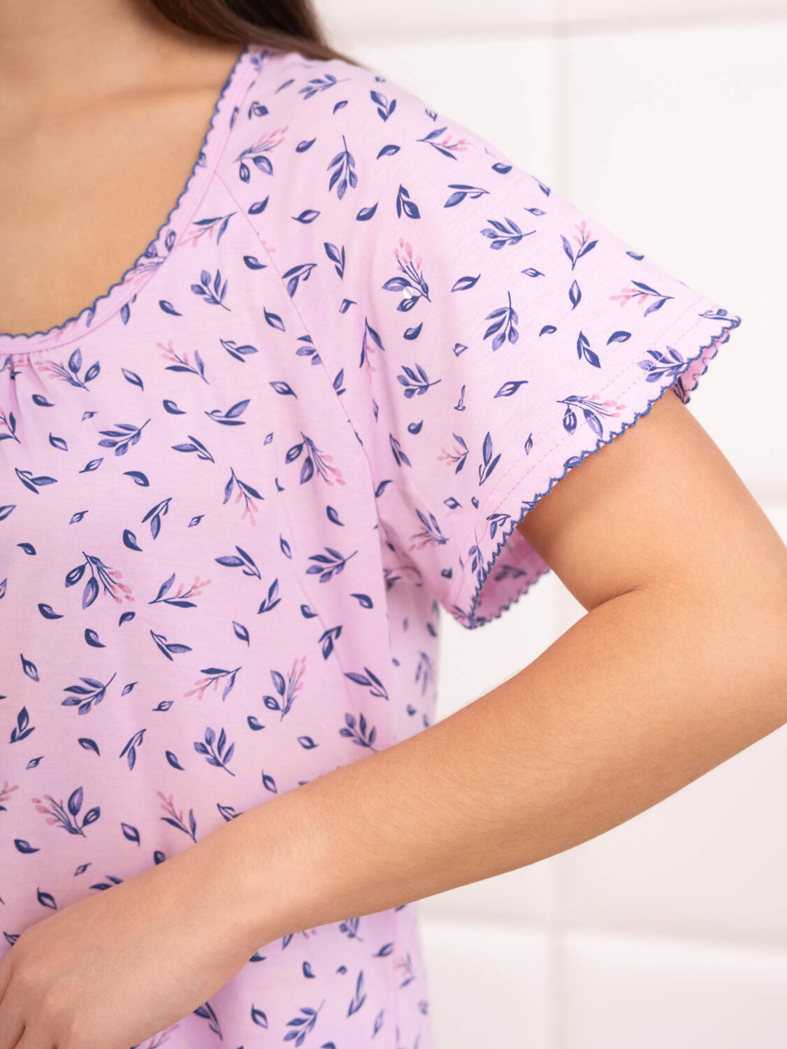 Текс-плюс Сорочка 592820 00-00248207 Синий,розовый