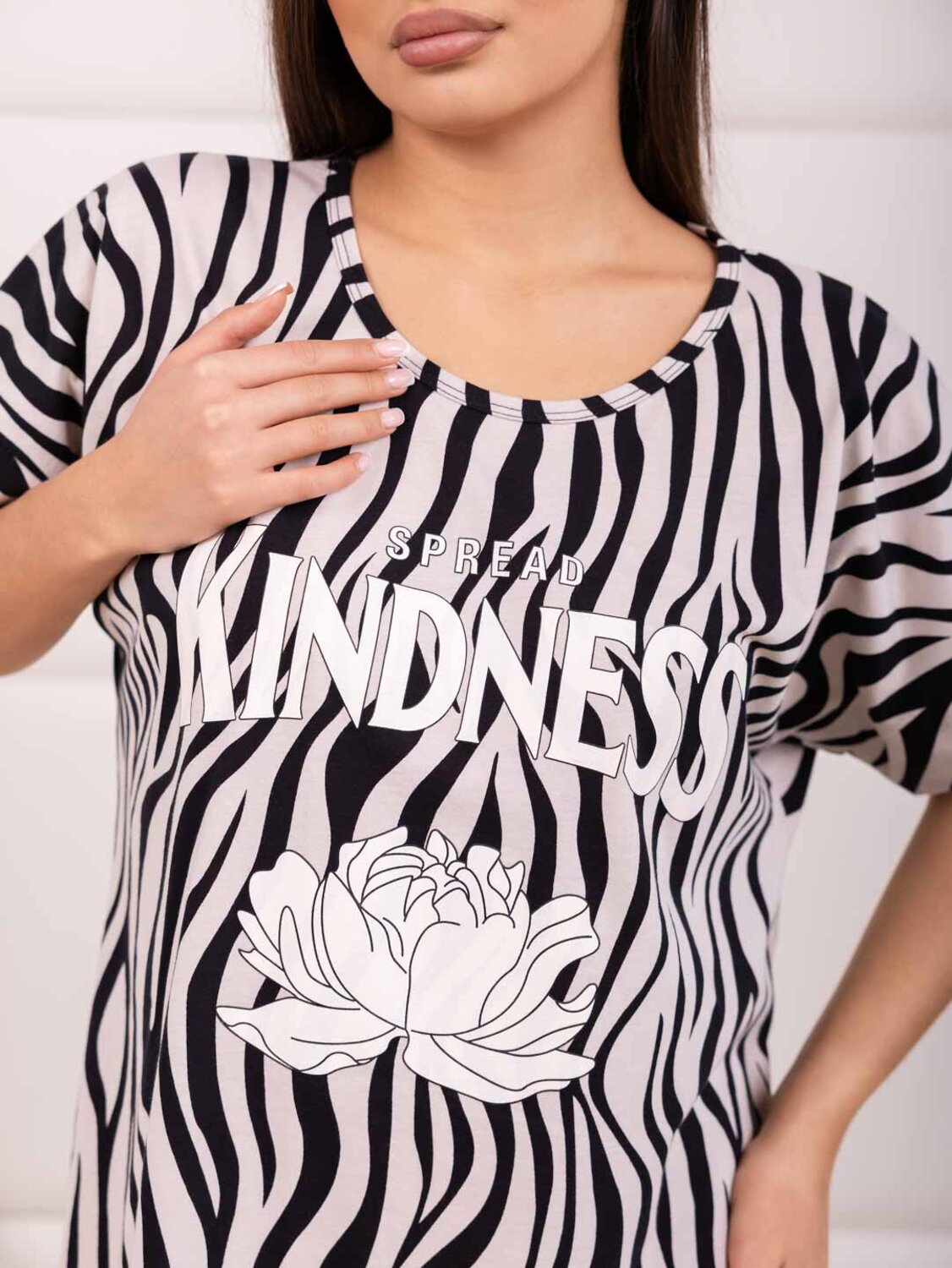 Текс-плюс Туника 592822 00-00248260 Светло - бежевый,черный