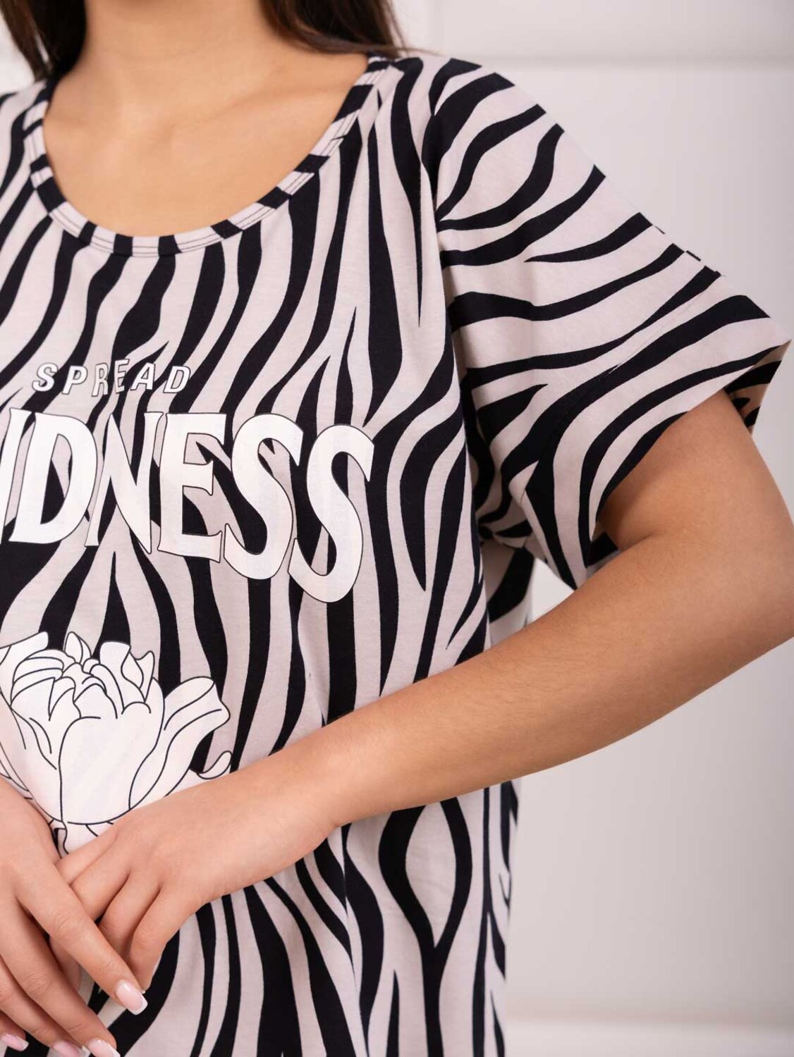 Текс-плюс Туника 592822 00-00248260 Светло - бежевый,черный