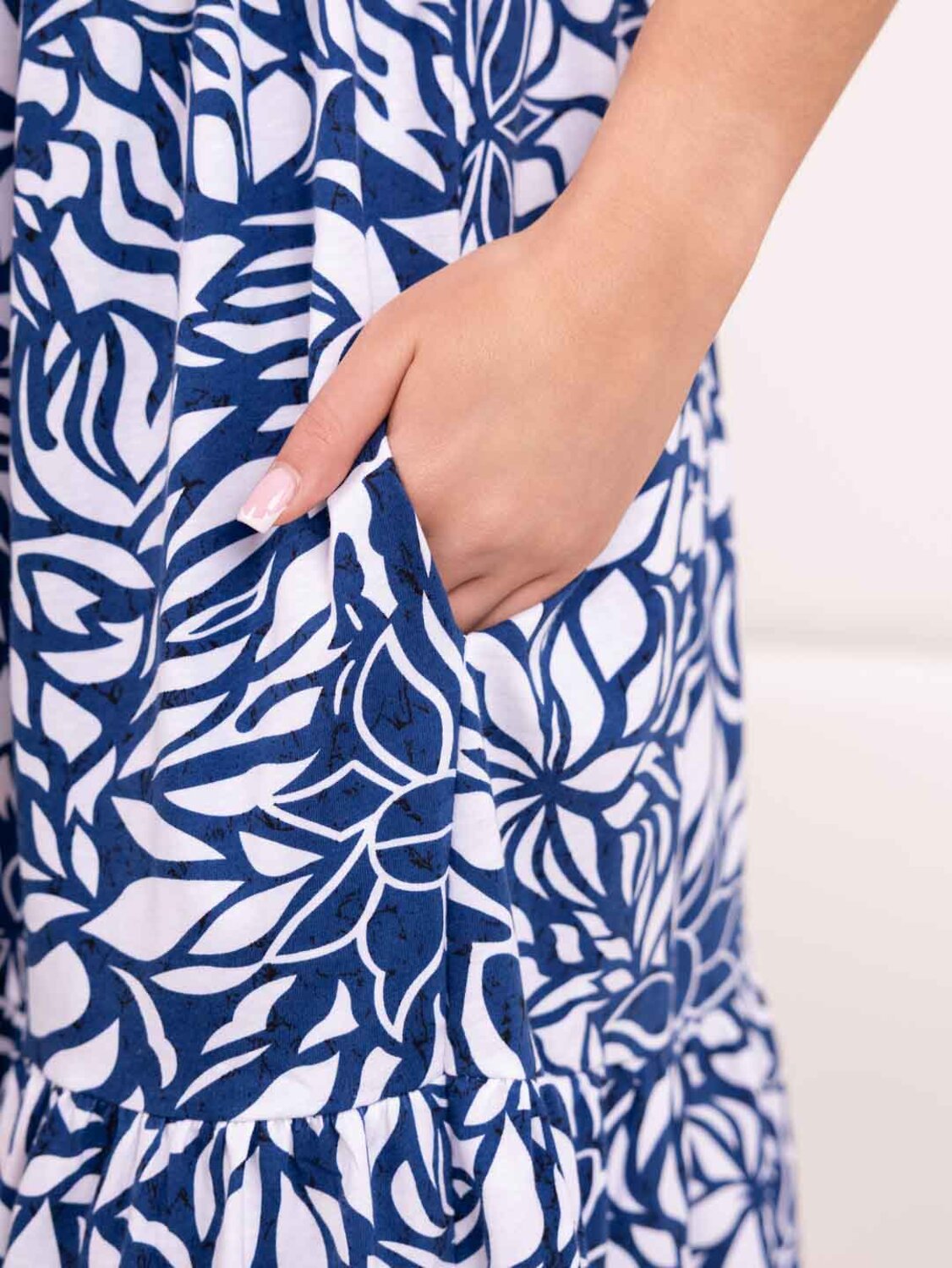 Текс-плюс Платье 592826 00-00248287 Синий,белый