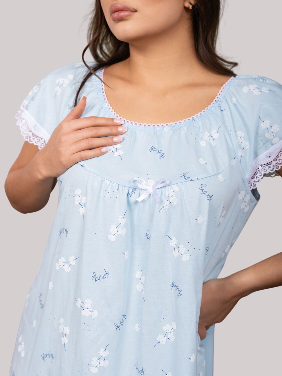 Текс-плюс Сорочка 592829 00-00247894 Голубой