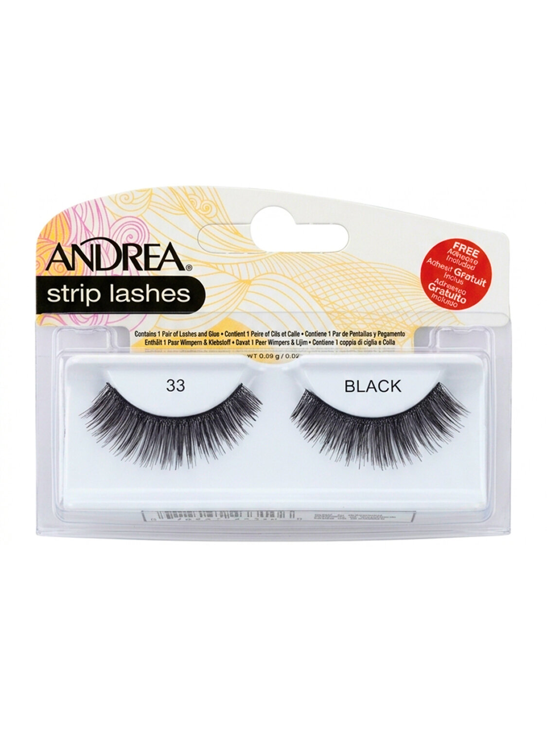 Andrea Накладные ресницы многоразового использования / Mod Strip Lashes 33, 592864 7472 