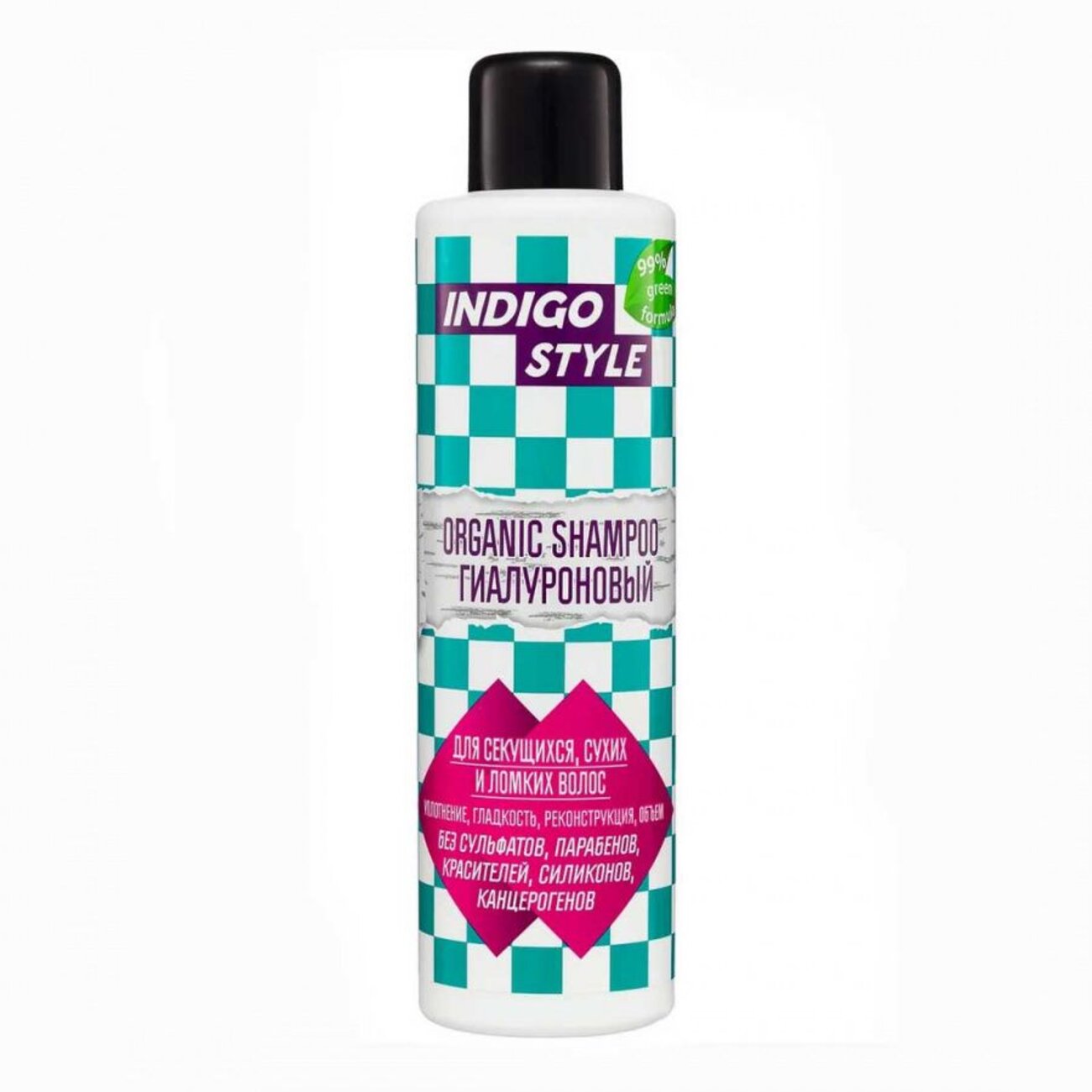 Indigo Style Шампунь для волос органик гиалуроновый / Style Organic Shampoo, 1000 мл 592881 12848 