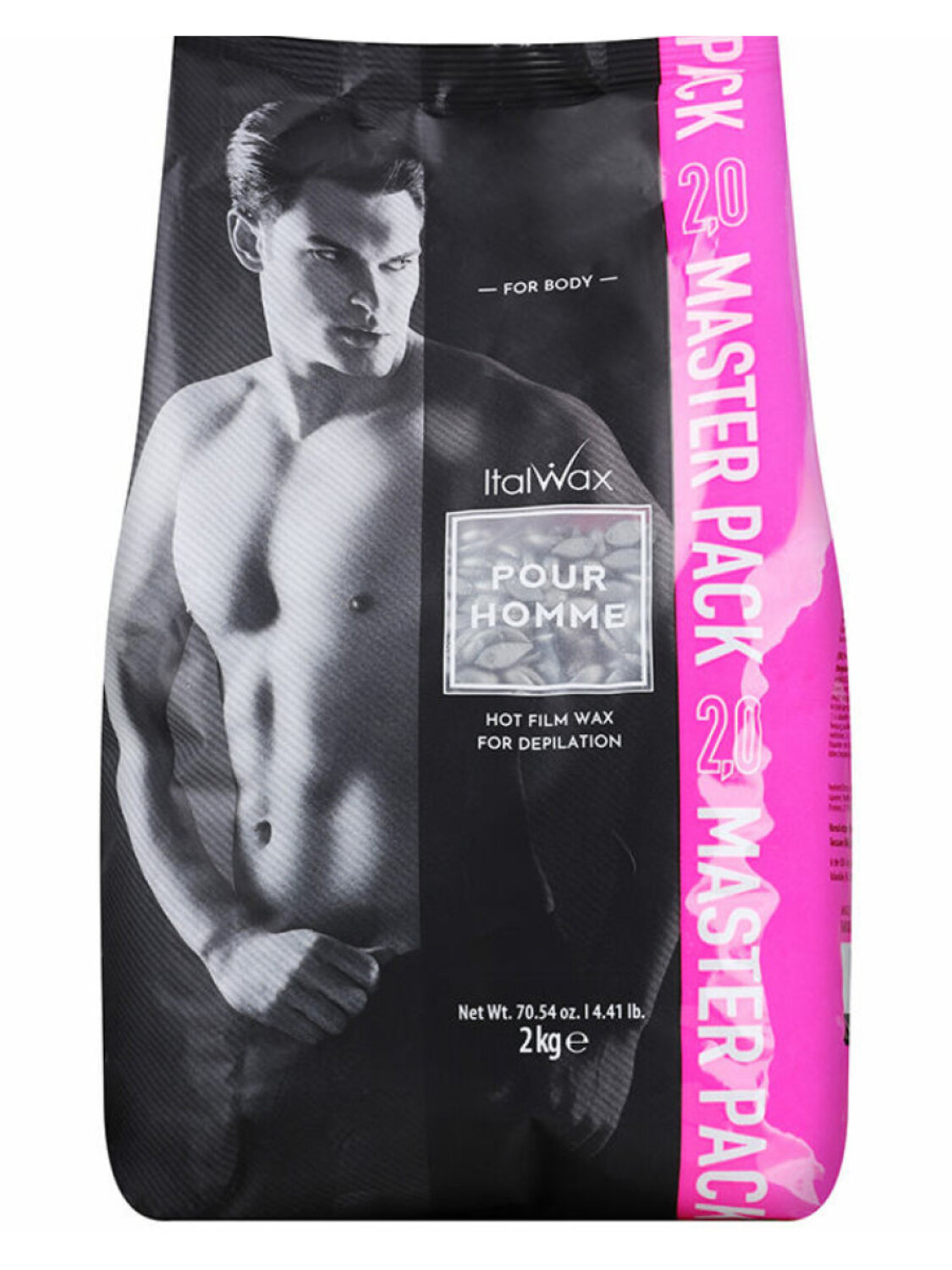 ItalWax Ital Wax Line Воск горячий плёночный для депиляции в гранулах / Pour Homme Hot Film Wax For Depilation, 2 кг 592900 28017 