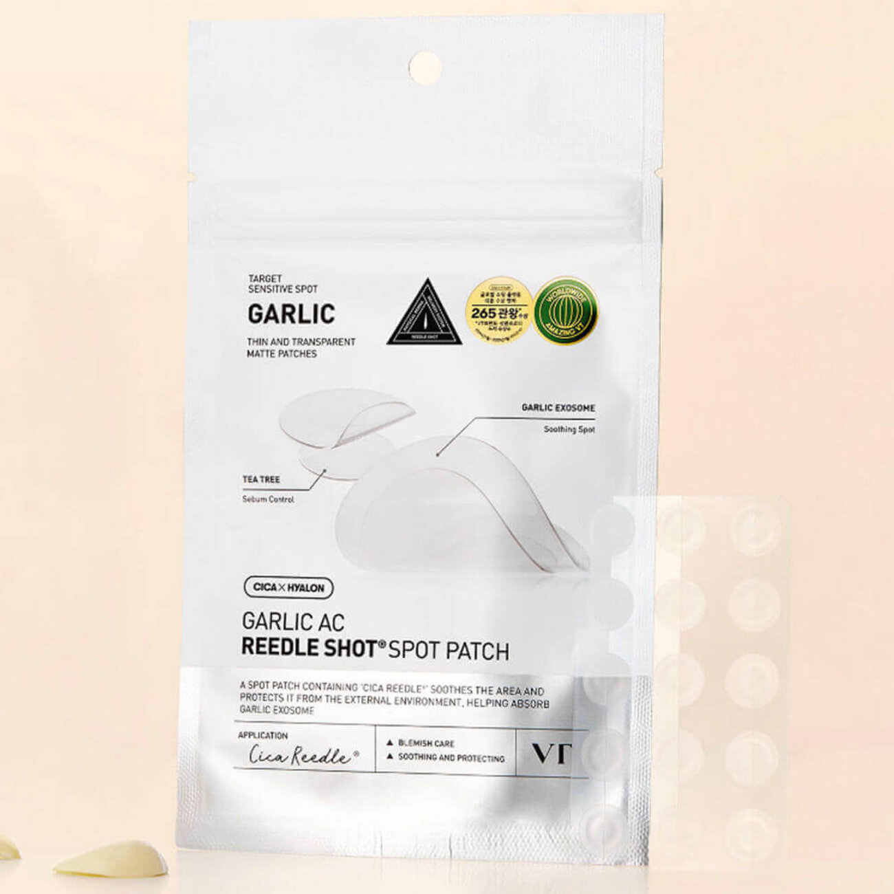 VT Cosmetics Патчи от постакне с микроиглами и чесноком / Garlic AC Reedle Shot Spot Patch, 48 шт. 592910 28505 