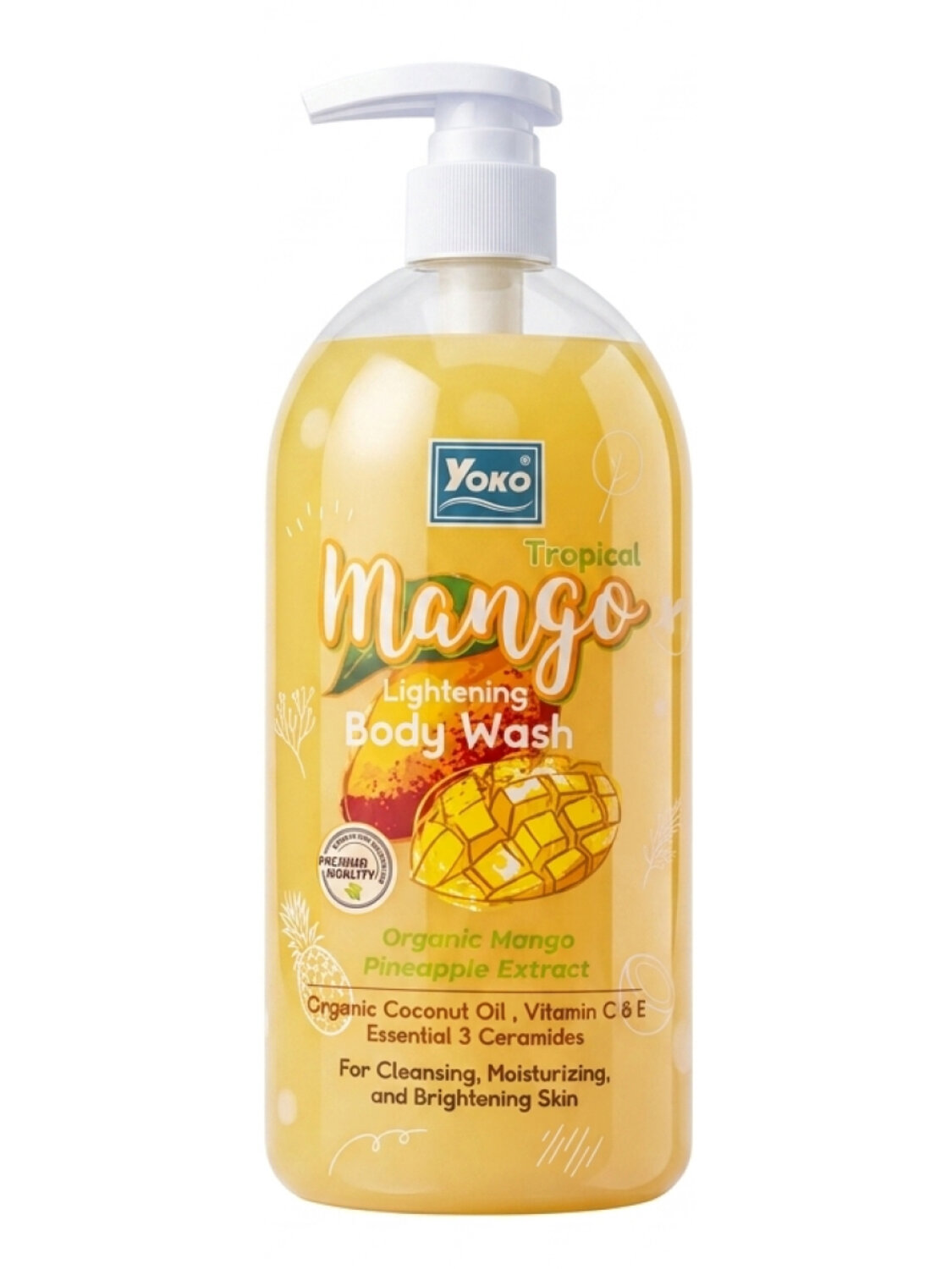 Siam Yoko Yoko Гель для душа тропическое манго / Tropical Mango Lightening Body Wash, 450 мл 592925 28499 