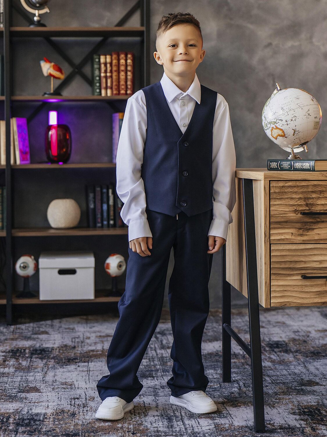 BATIK Жилет 592936 158 ш26-1 Т.синий